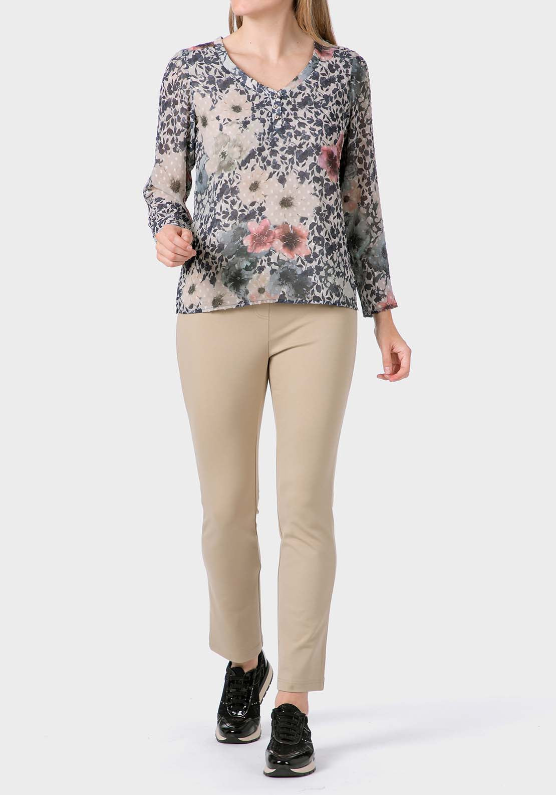 Push Up Trousers - Beige
