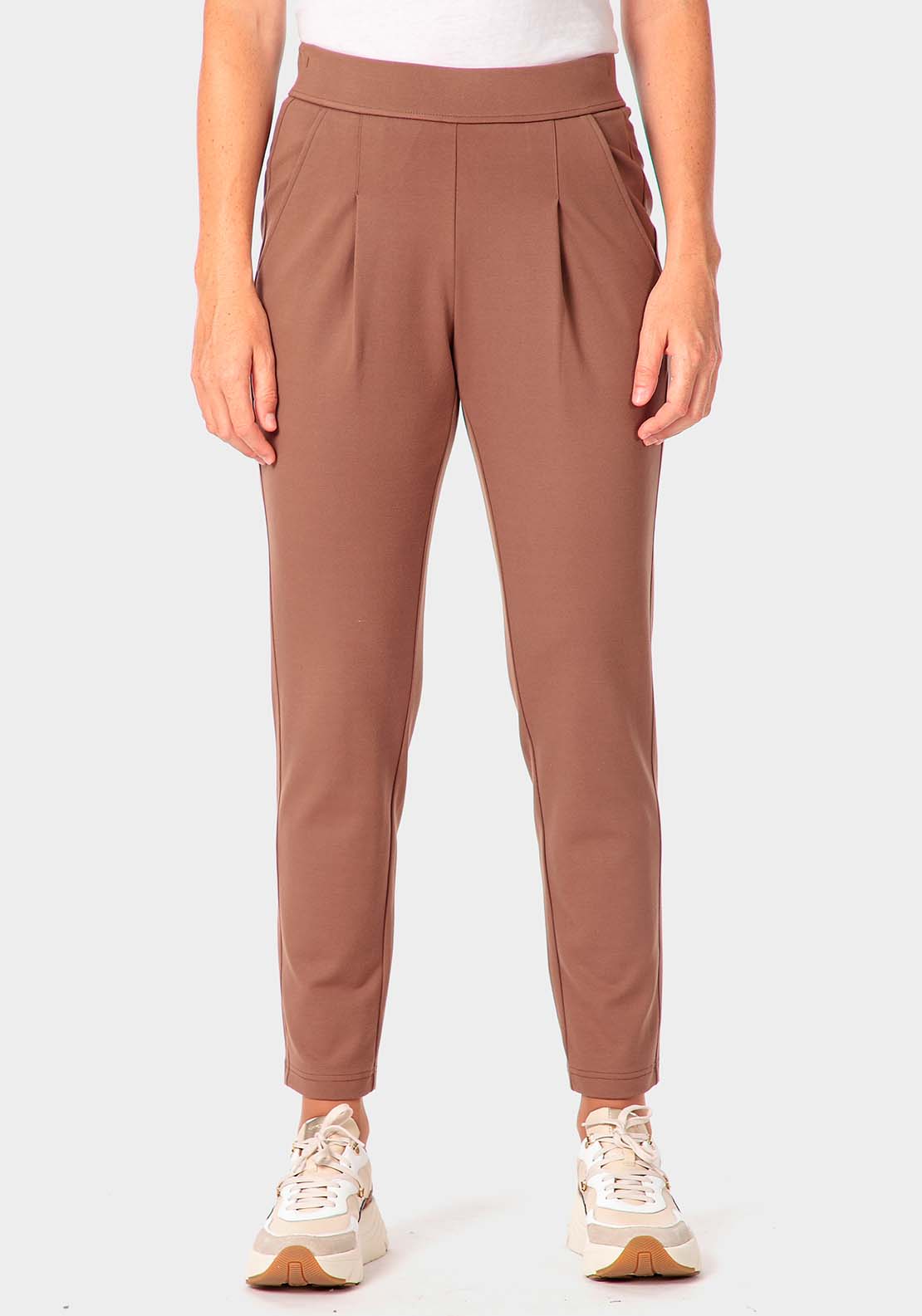 Punt Roma Ponte Di Roma Trousers - Brown 1 Shaws Department Stores