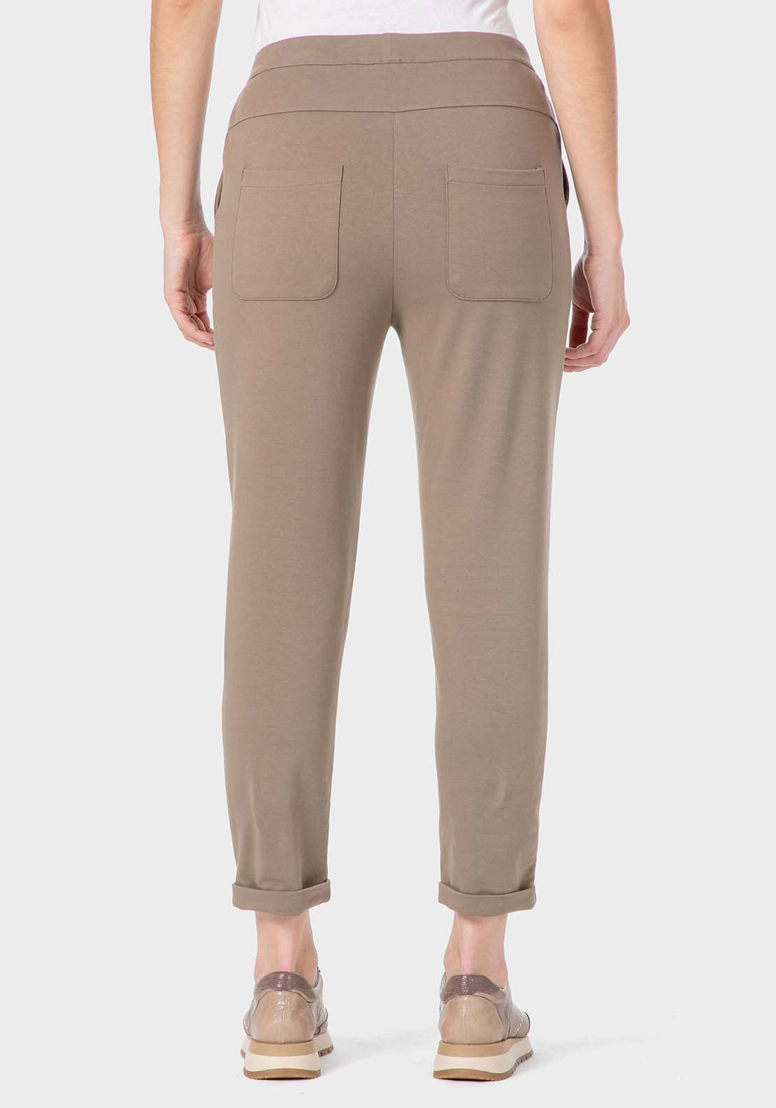 Punt Roma Comfy Trousers - Green 2 Shaws Department Stores