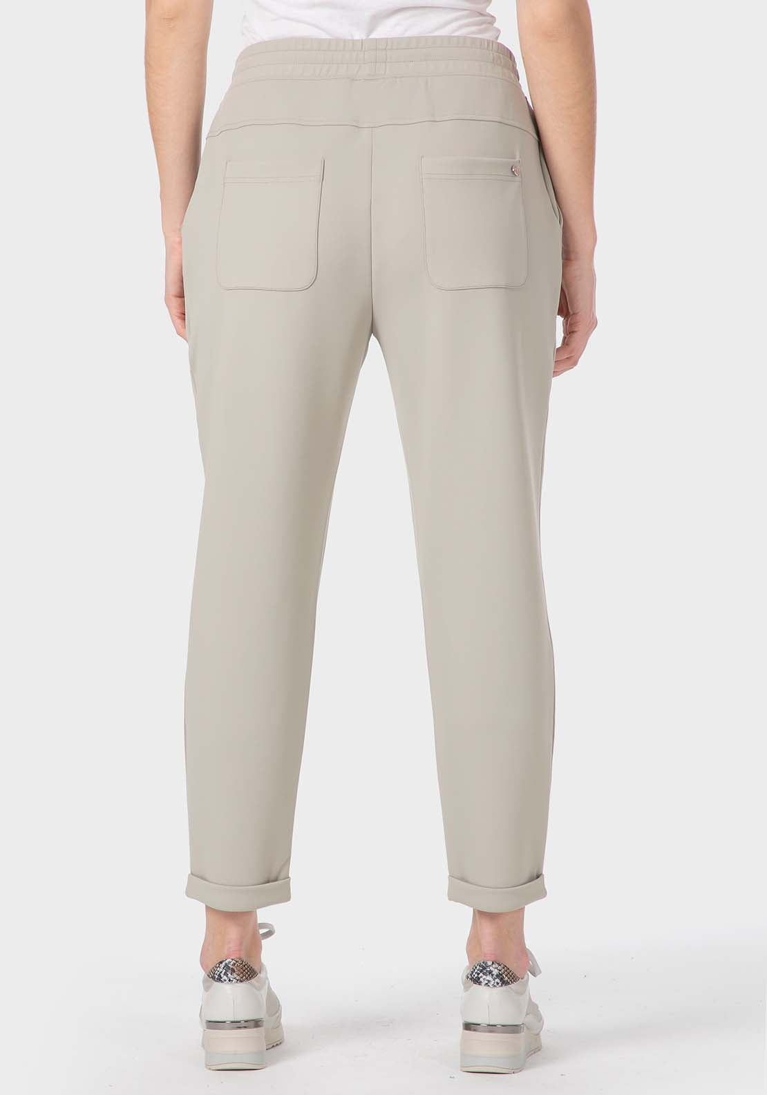 Punt Roma Comfy Trousers - Green Agate 2 Shaws Department Stores