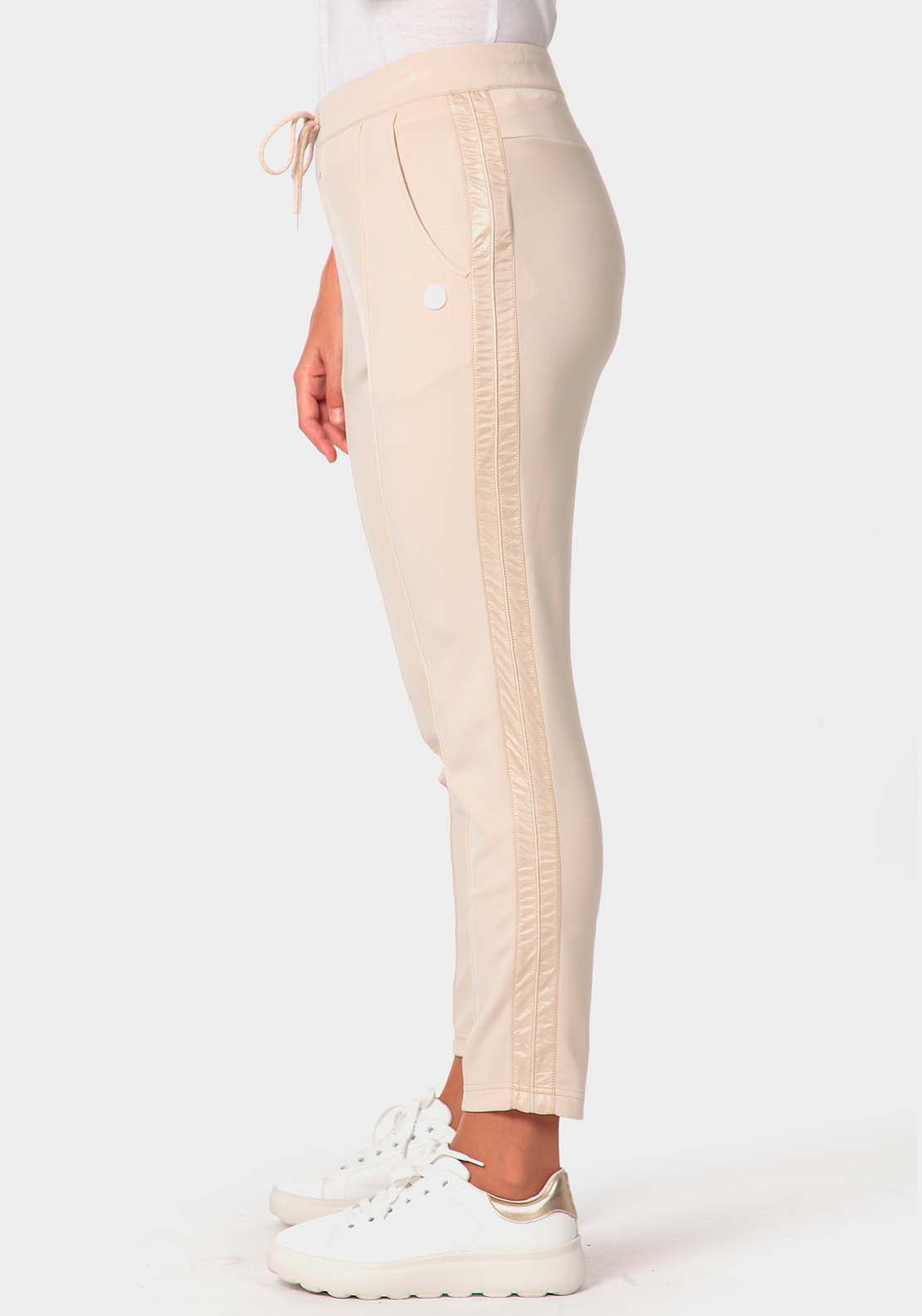 Punt Roma Comfy Trousers - Beige Sand 3 Shaws Department Stores