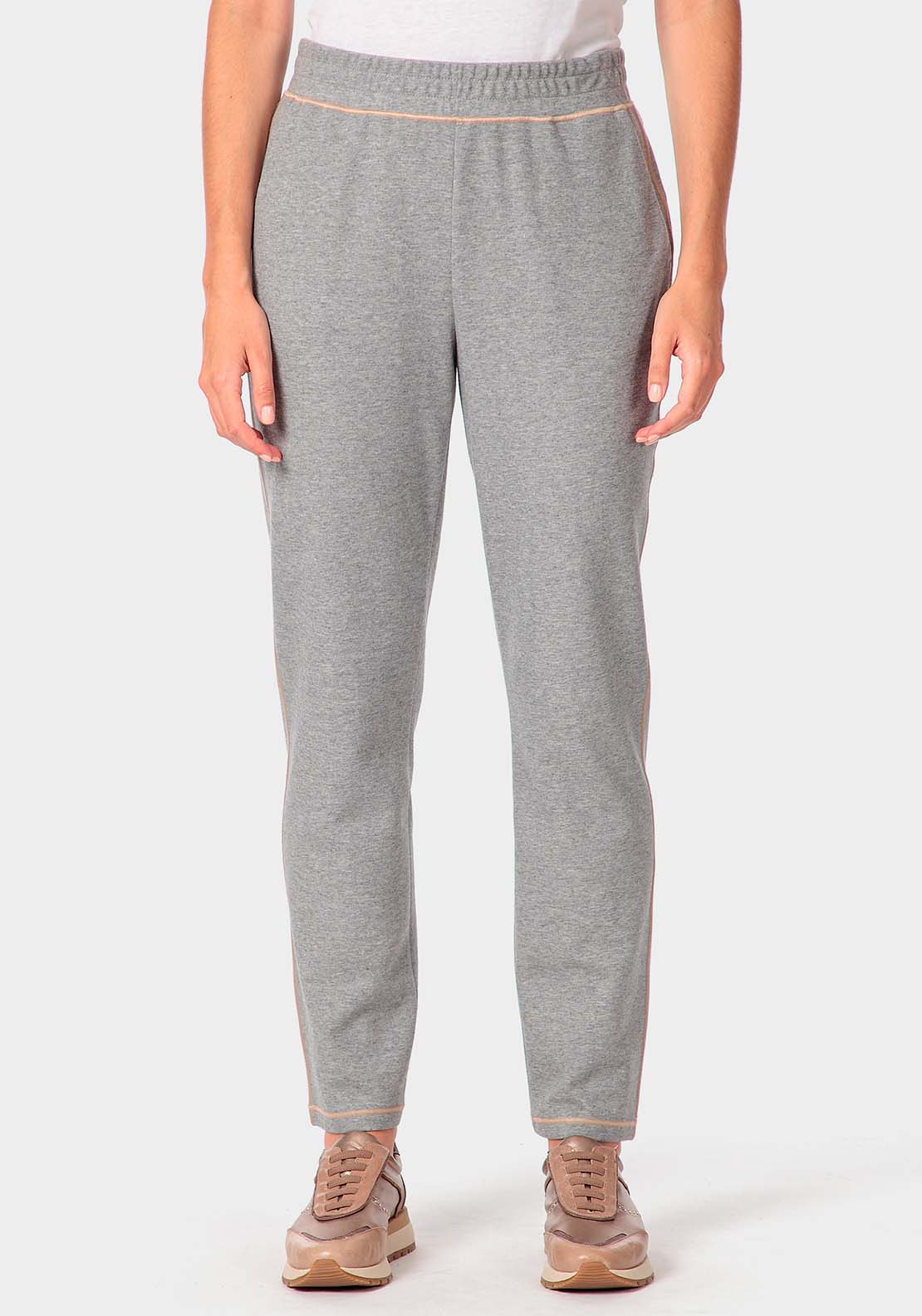 Punt Roma Trousers - Grey 1 Shaws Department Stores