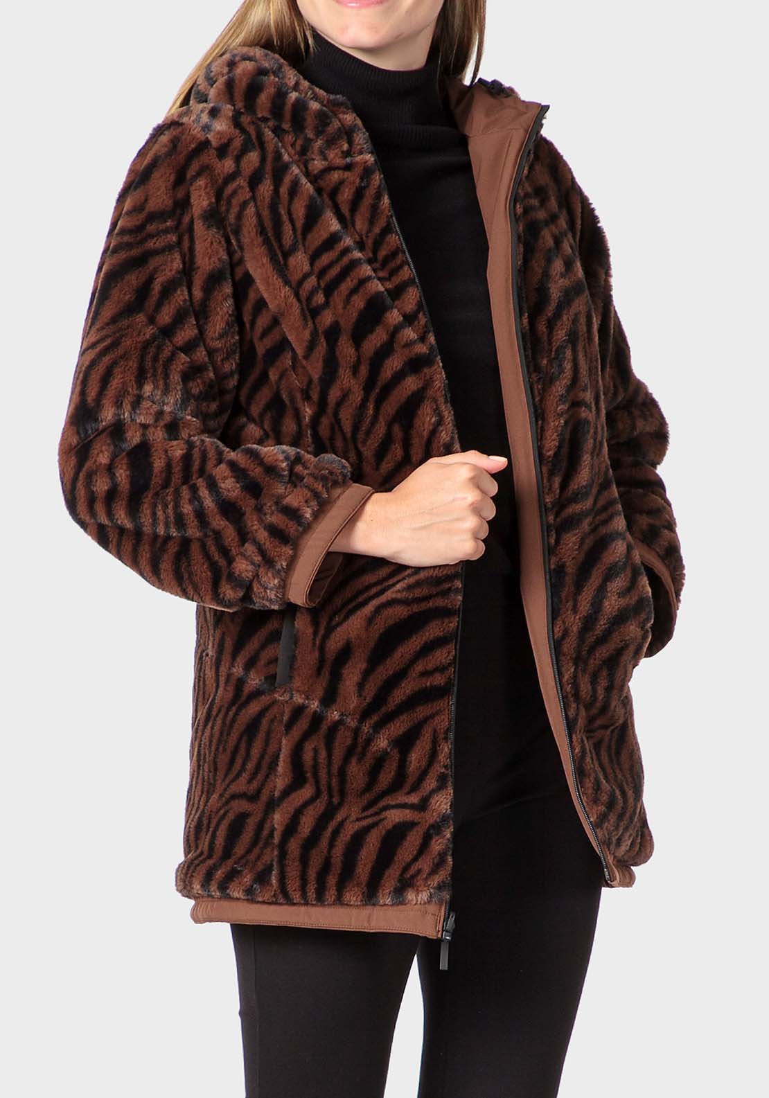 Punt Roma Parka - Brown 3 Shaws Department Stores