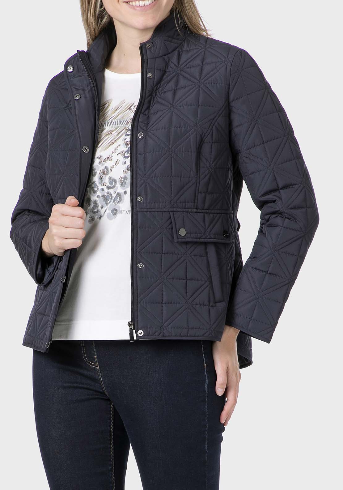 Padded Parka - Blue Navy