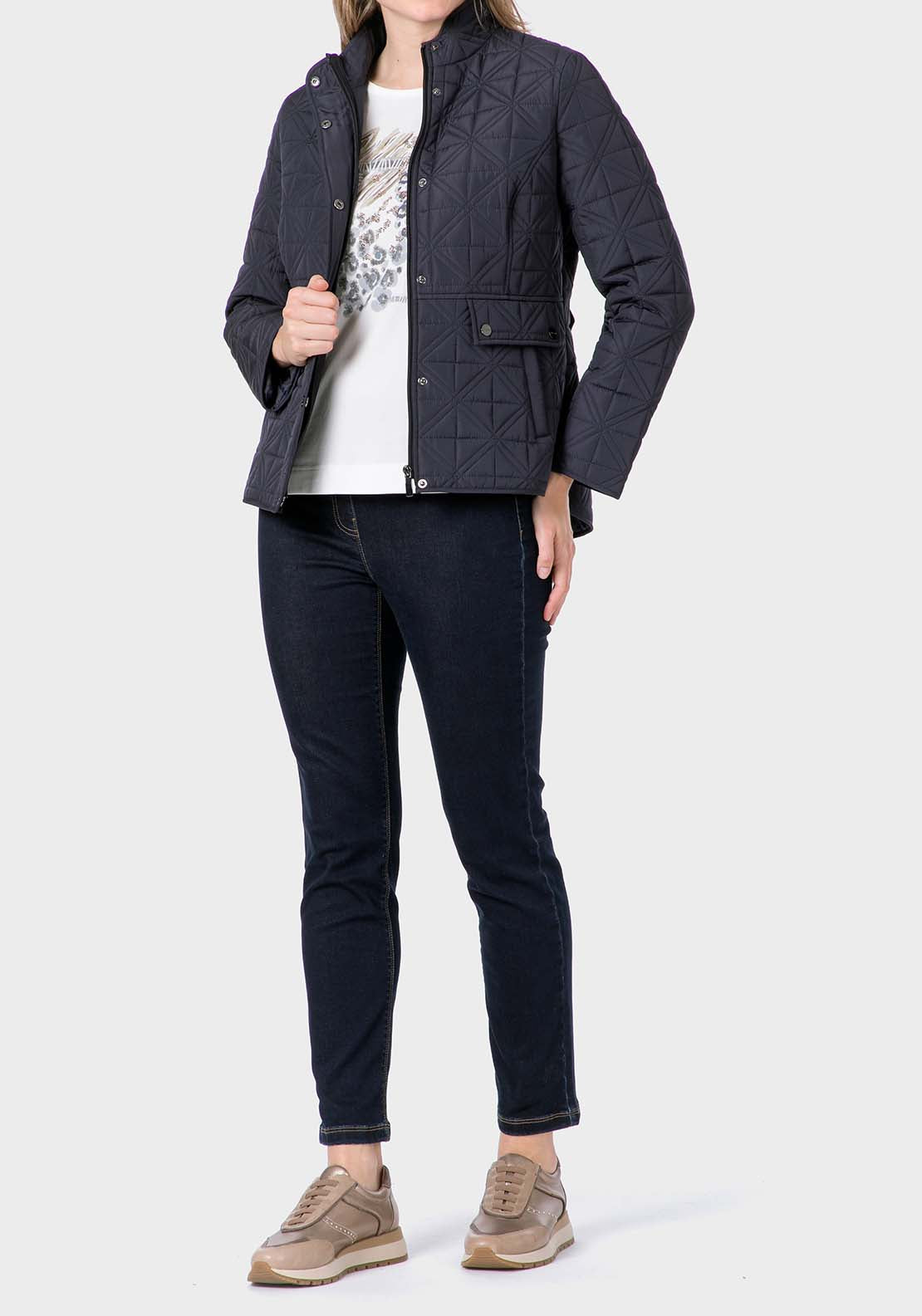 Padded Parka - Blue Navy