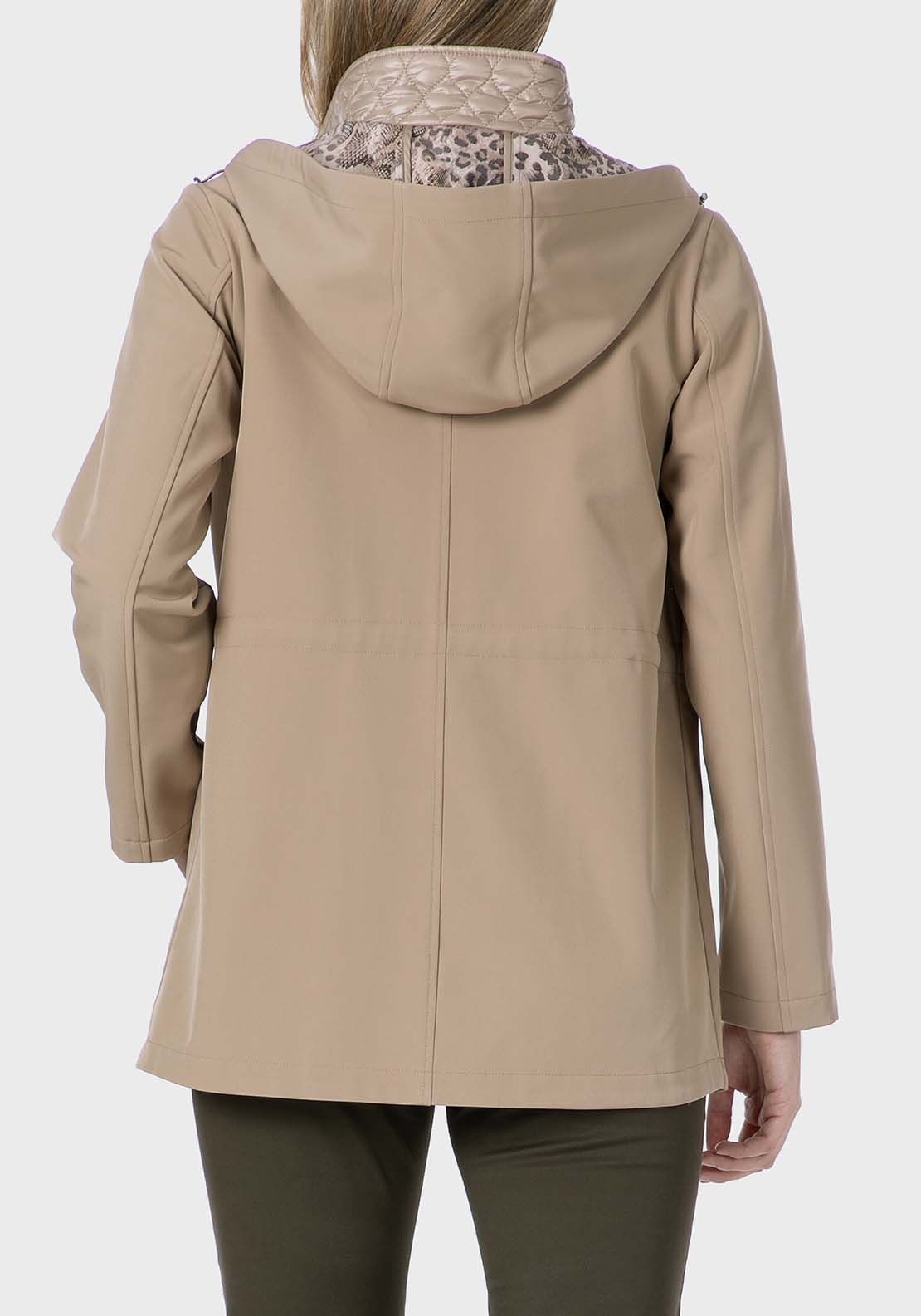 Parka With Hood - Beige