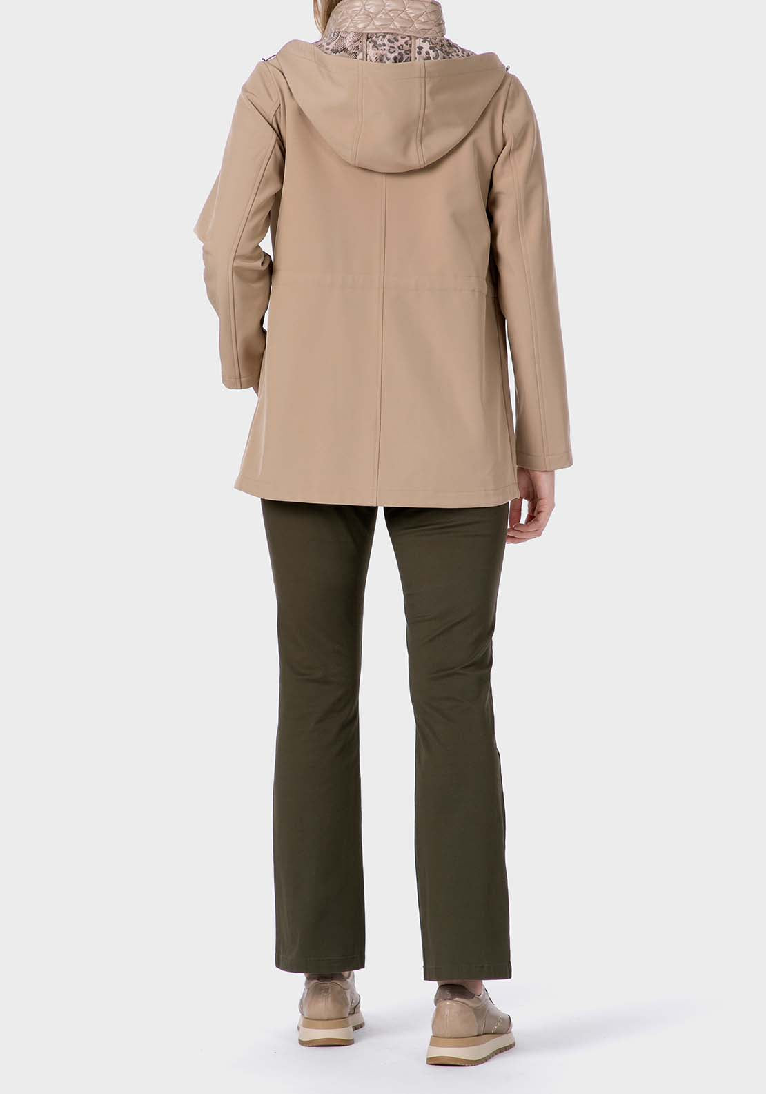 Parka With Hood - Beige