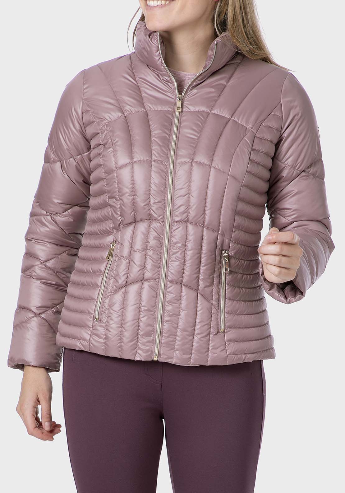 Punt Roma Padded Parka - Purple 1 Shaws Department Stores