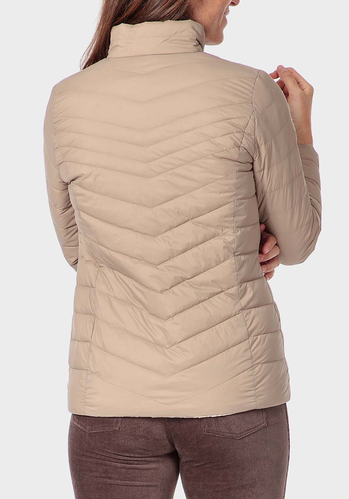 Punt Roma Reversible Parka - Beige 2 Shaws Department Stores