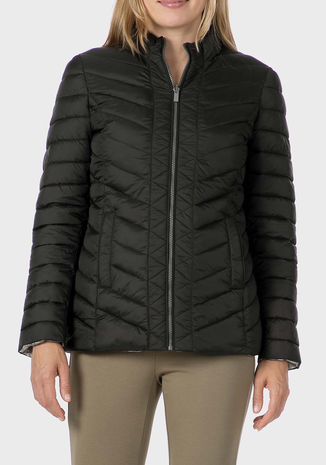 Punt Roma Reversible Parka - Black 1 Shaws Department Stores