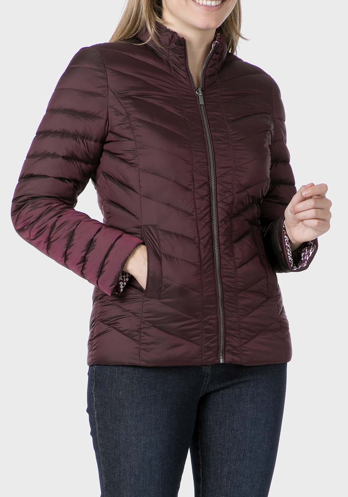 Punt Roma Reversible Parka - Red 1 Shaws Department Stores