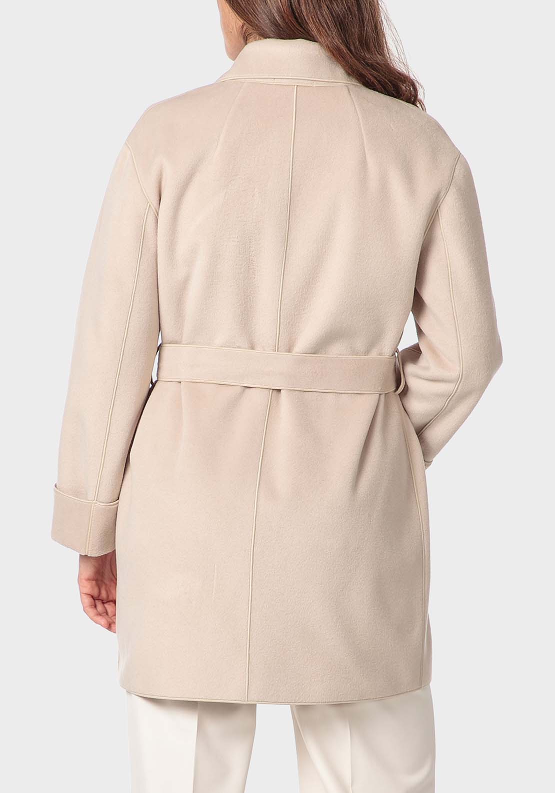 Punt Roma Beige Coat - Beige 2 Shaws Department Stores