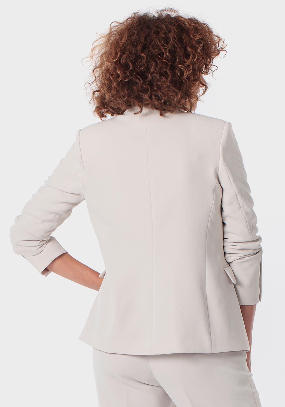 Beige Blazer - Beige Natural