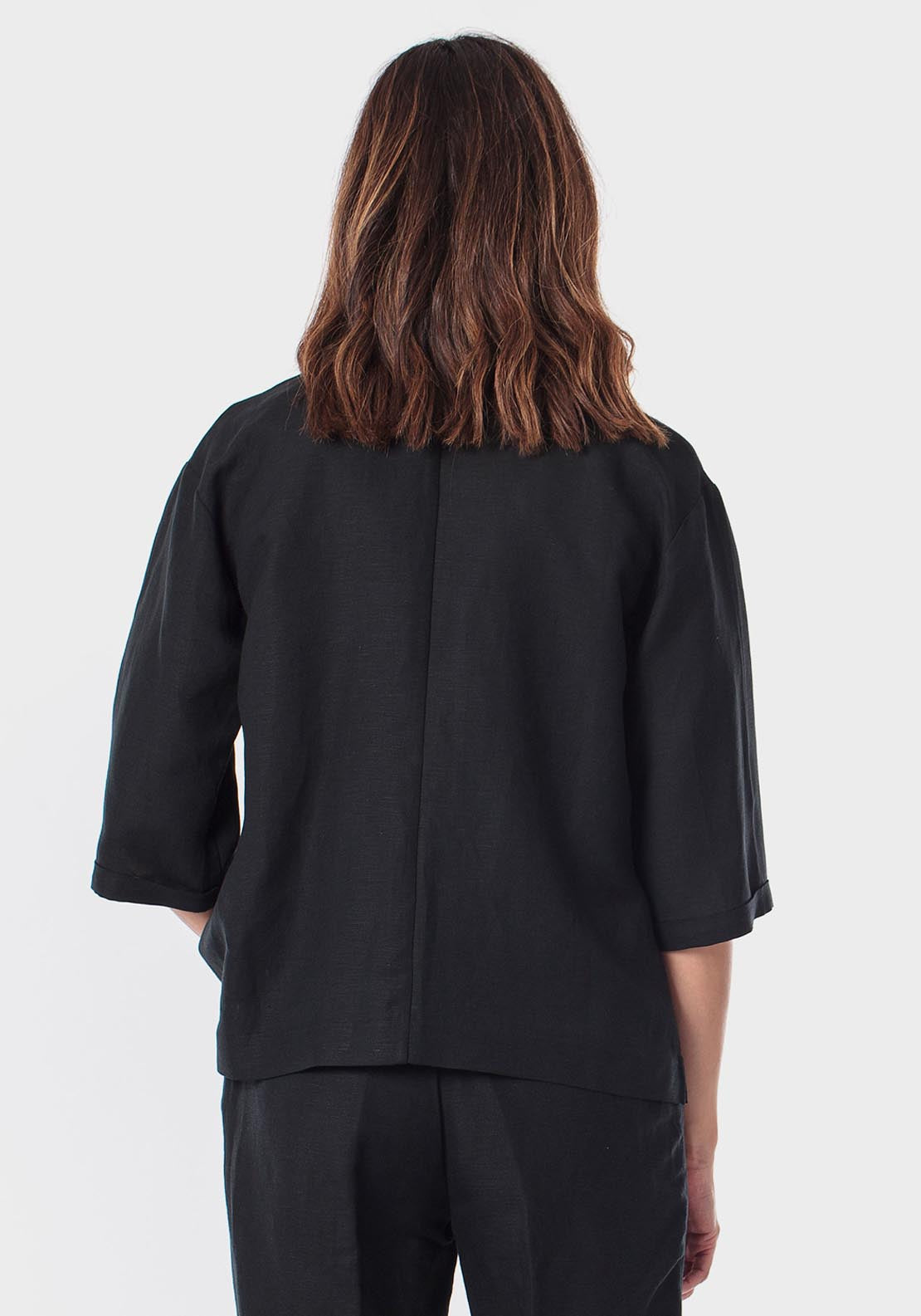 Linen Jacket - Black
