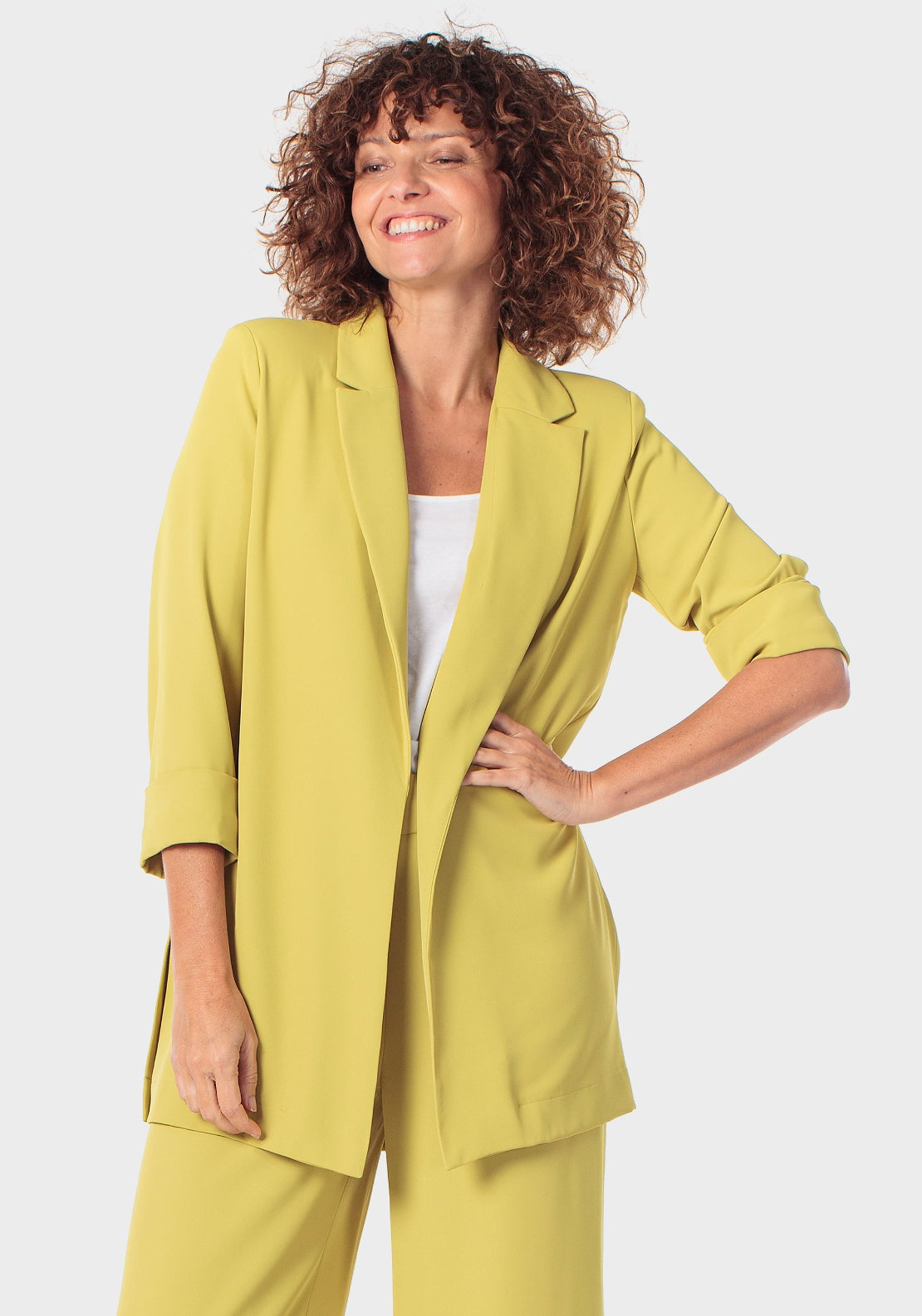 Long Blazer - Yellow