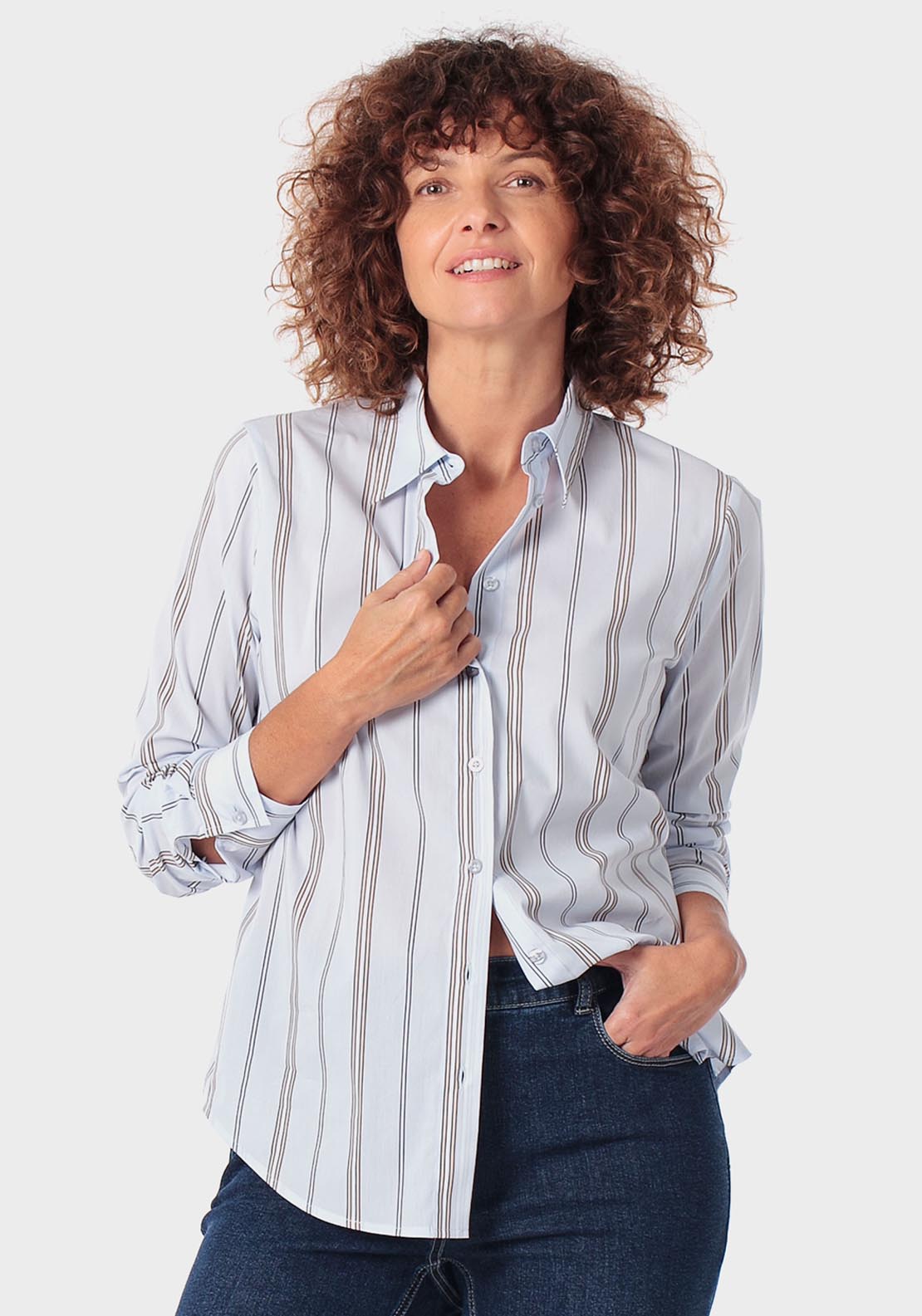 Striped Shirt - Blue Sky