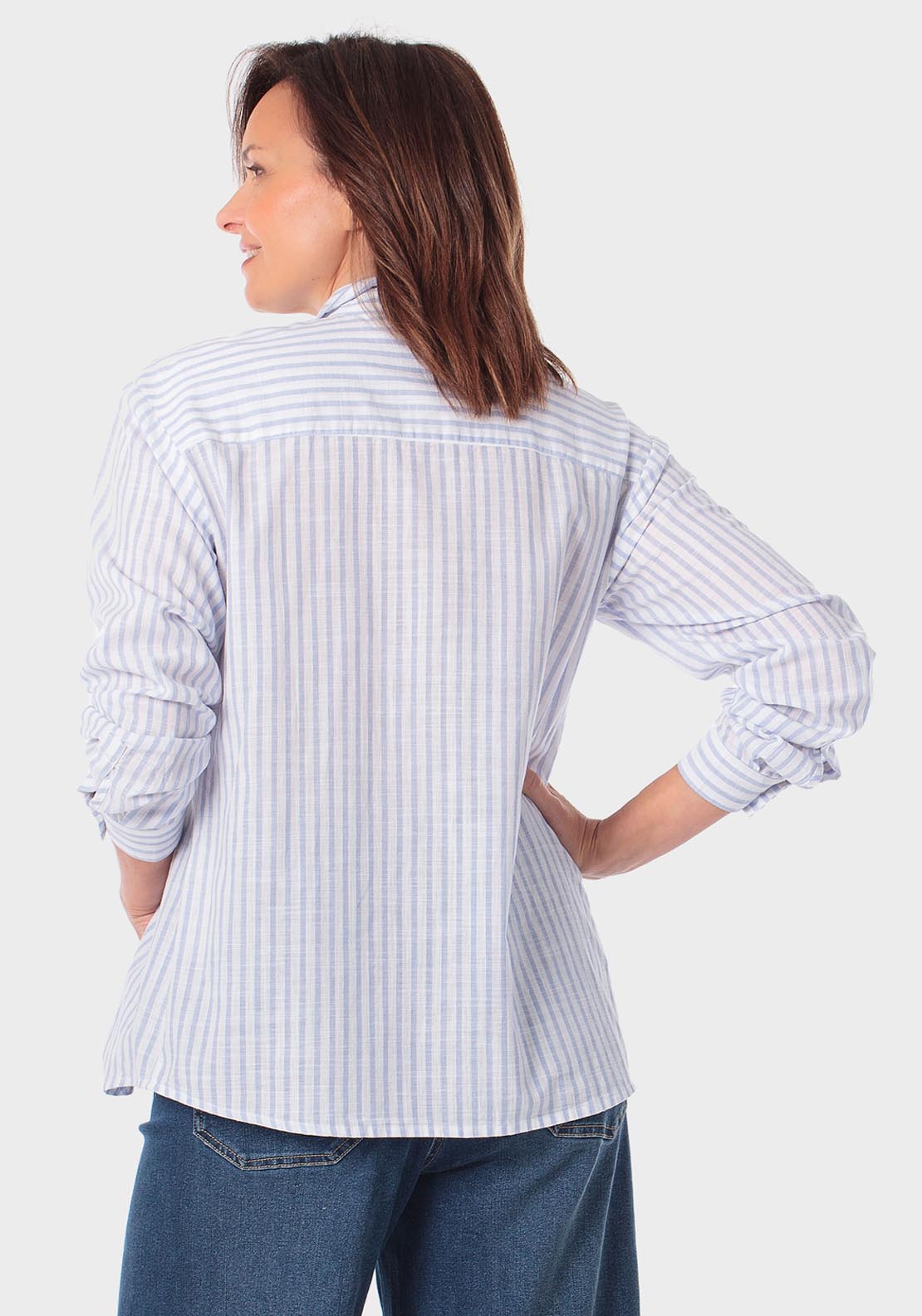 Striped Shirt - Blue Porcelain
