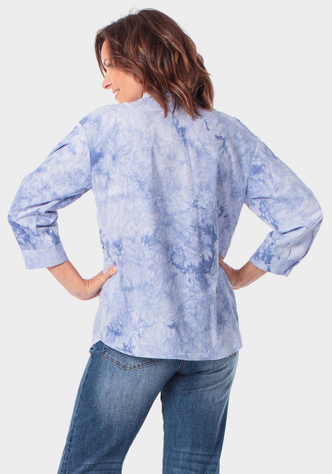Embroidered Shirt - Blue