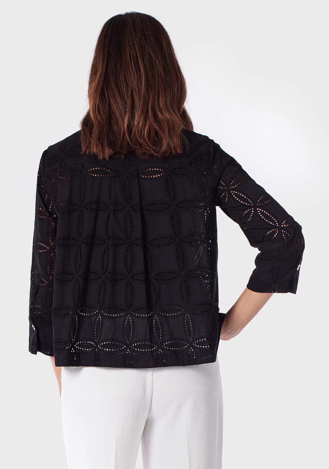 Embroidered Shirt - Black