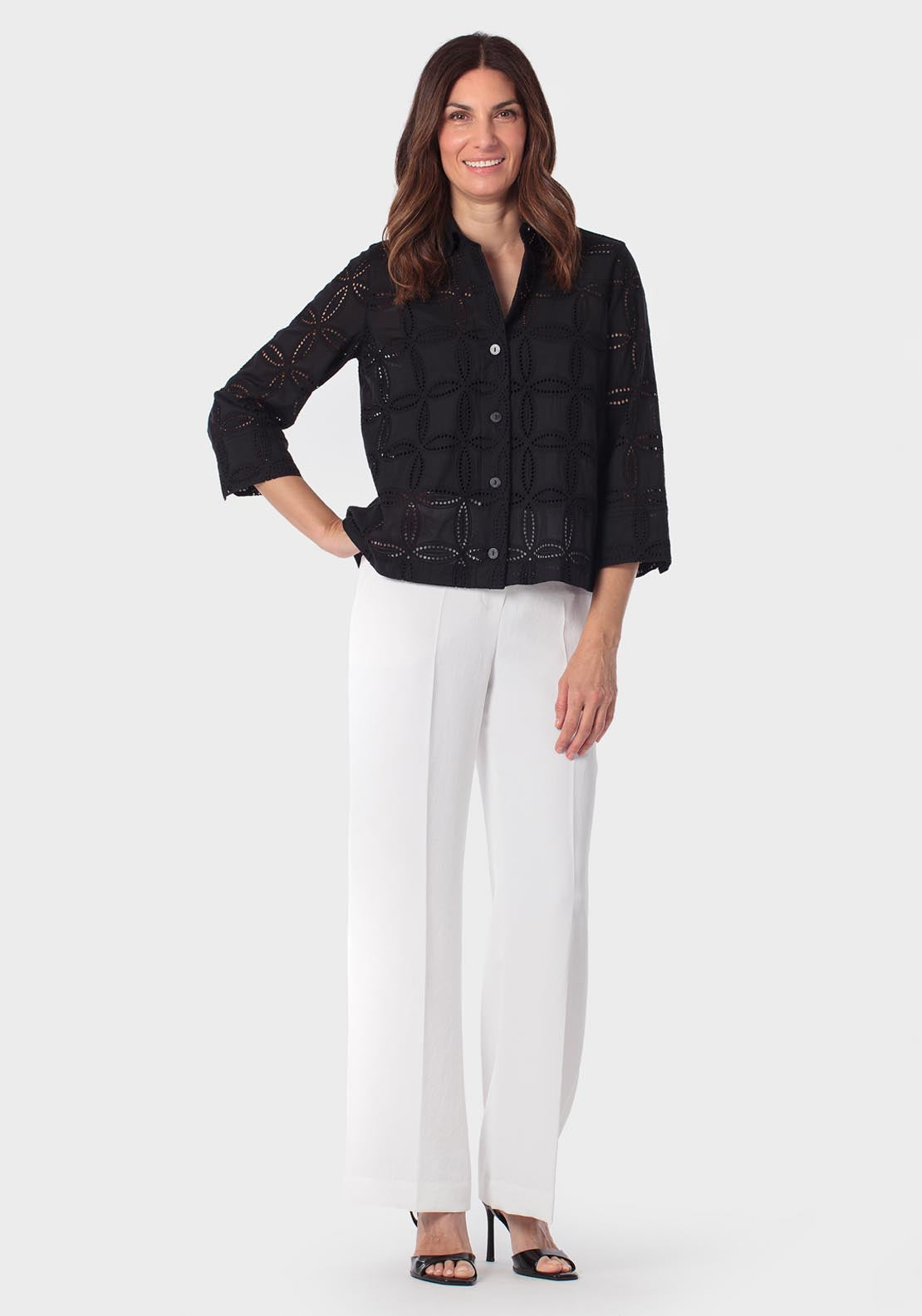 Embroidered Shirt - Black