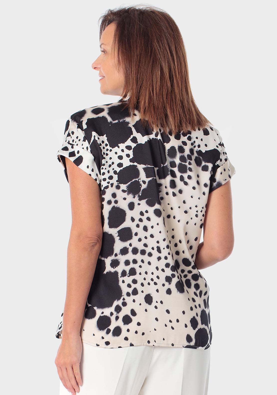 Animal Print Shirt - Black