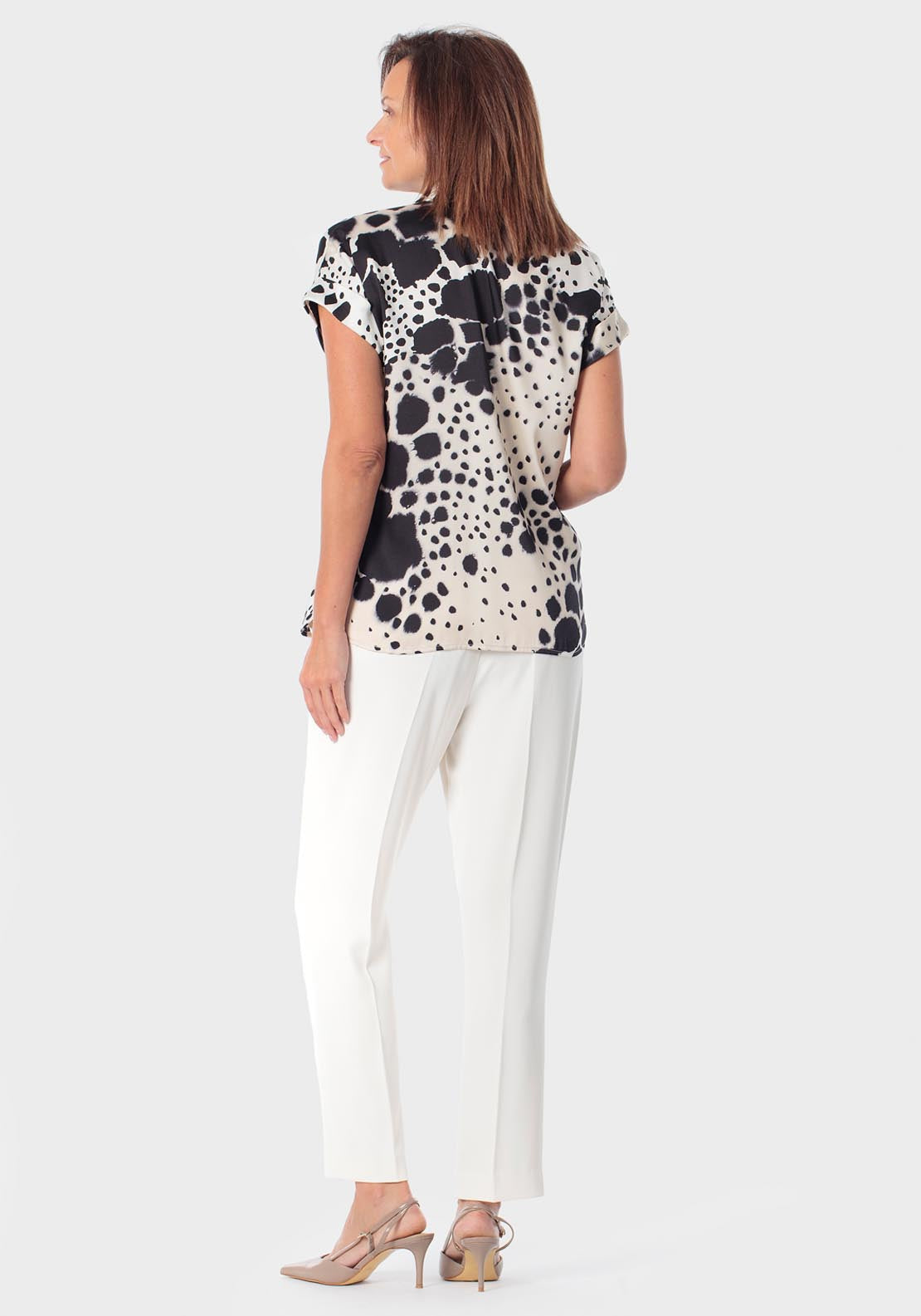 Animal Print Shirt - Black