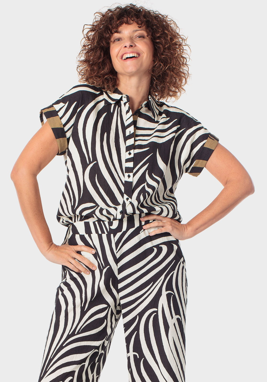 Printed Shirt - Black