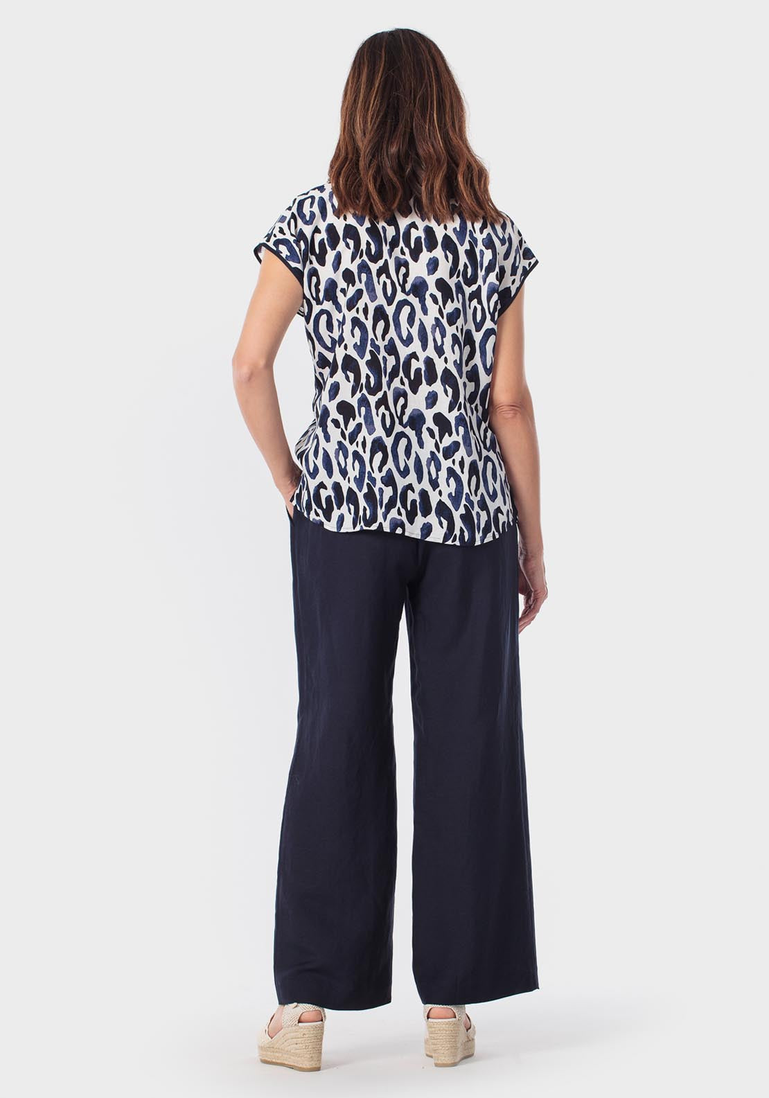 Printed Shirt - Blue Navy