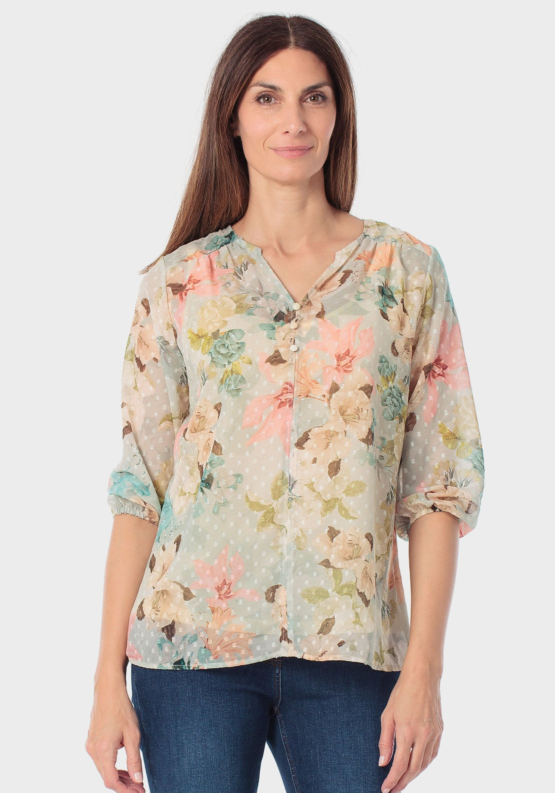 Plumetti Blouse - Green