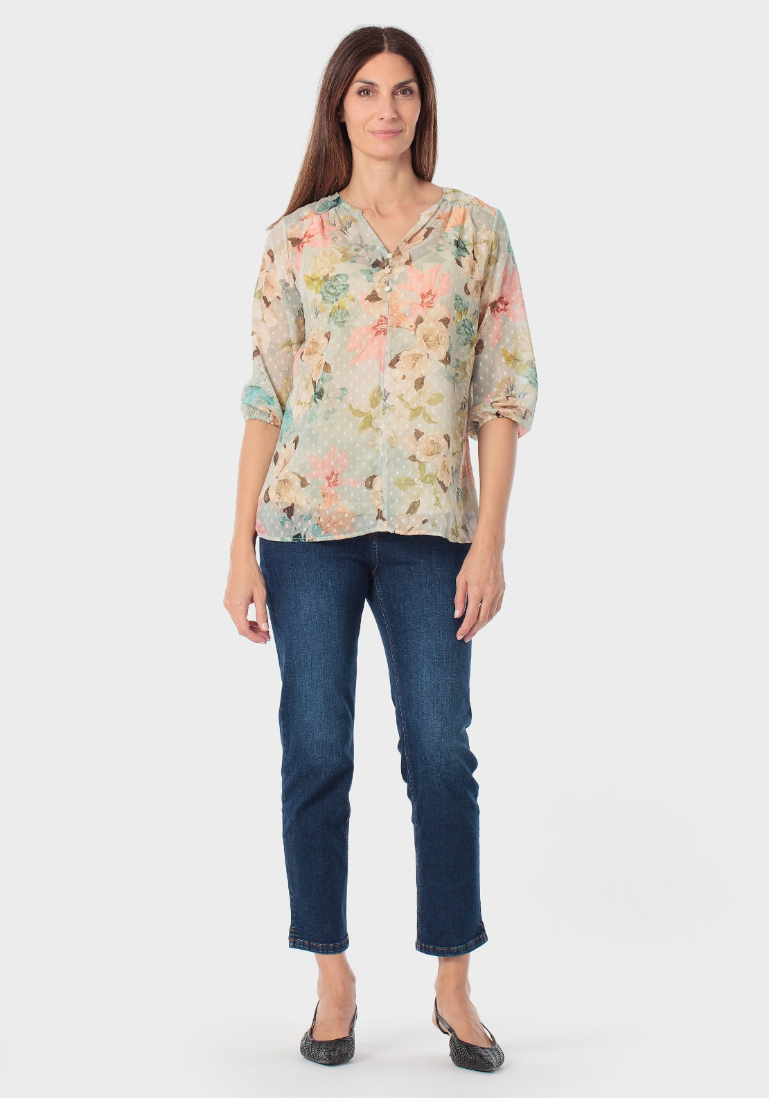 Plumetti Blouse - Green