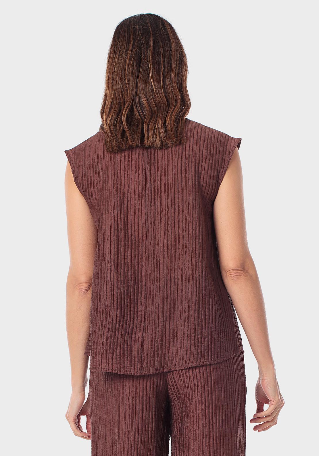 Fancy Blouse - Brown