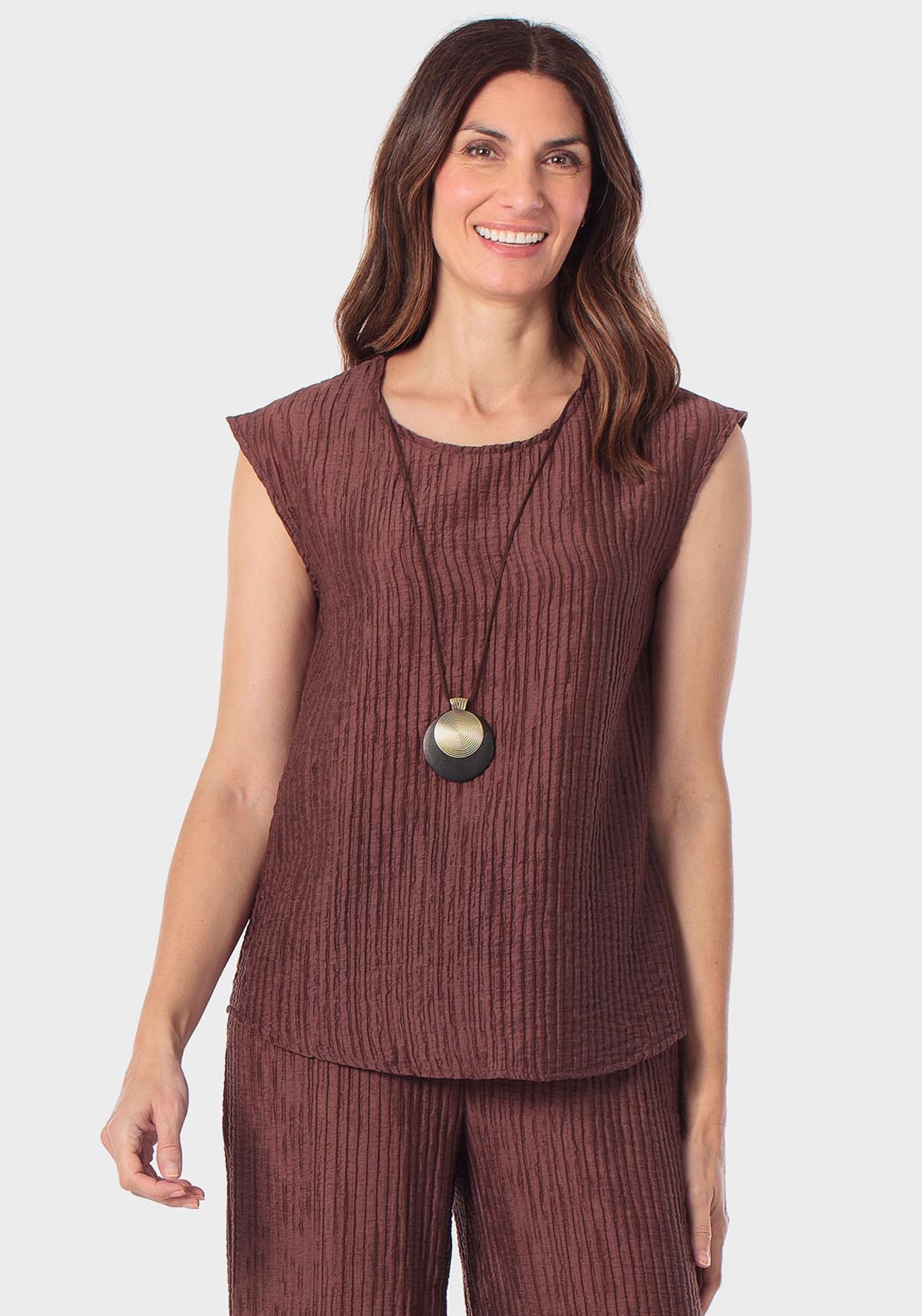 Fancy Blouse - Brown