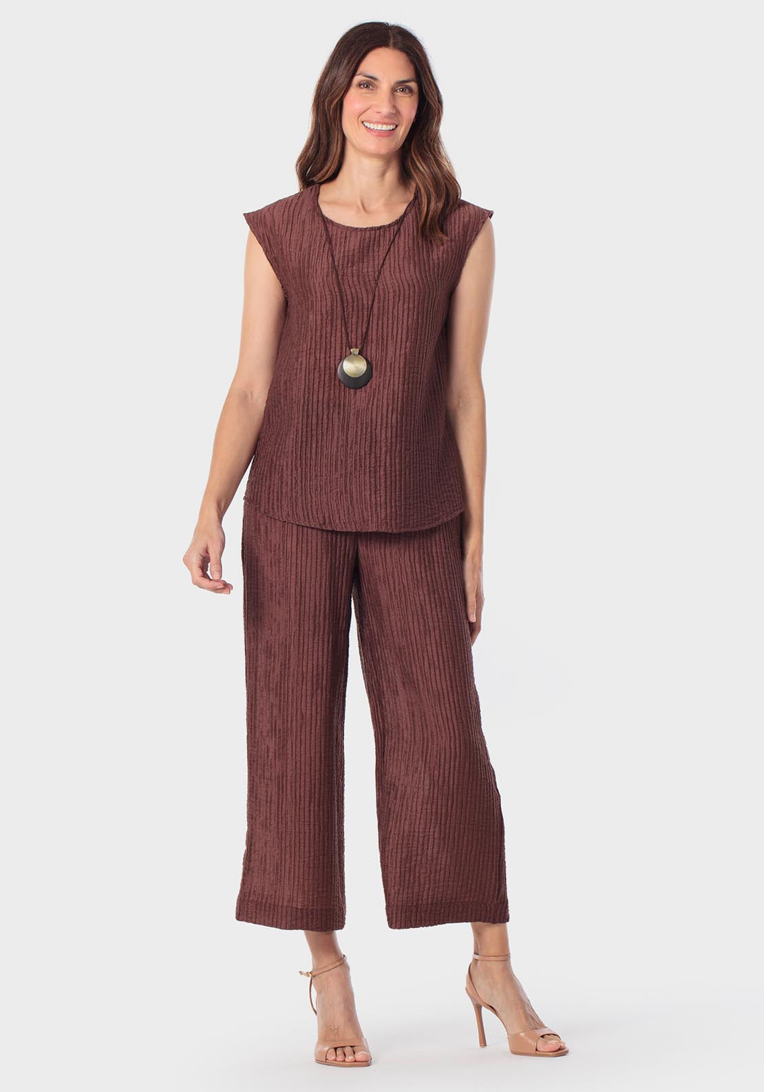 Fancy Blouse - Brown