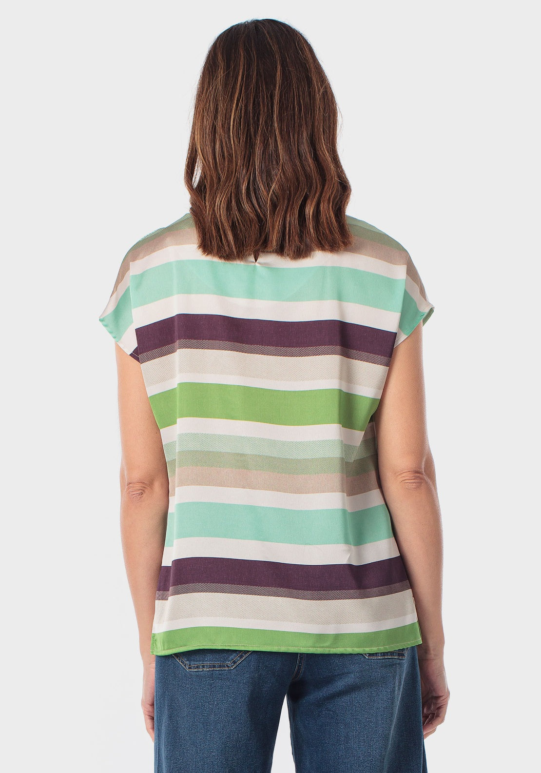 Striped Blouse - Green