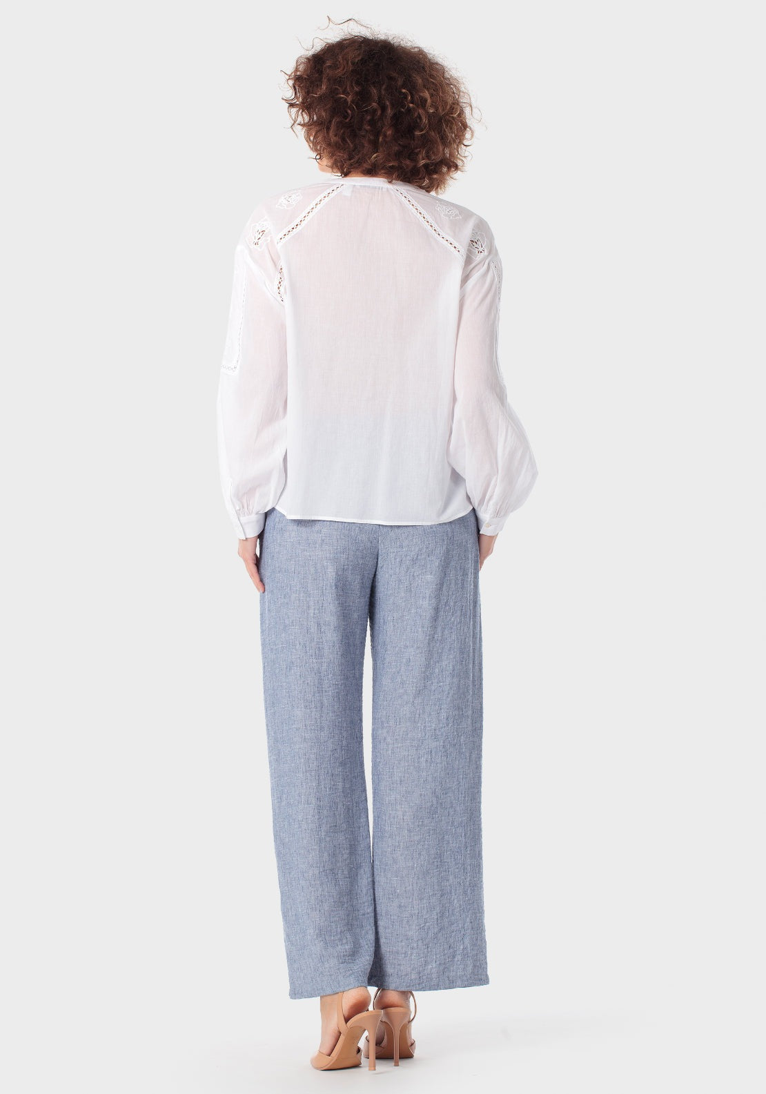 Embroidered Blouse - White