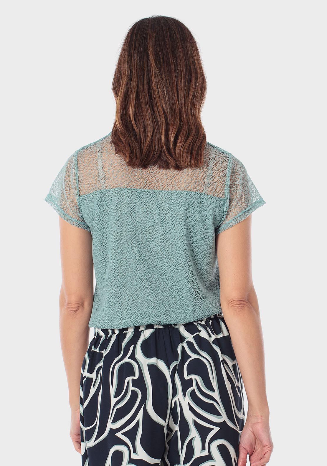 Mesh T-Shirt - Green Jade