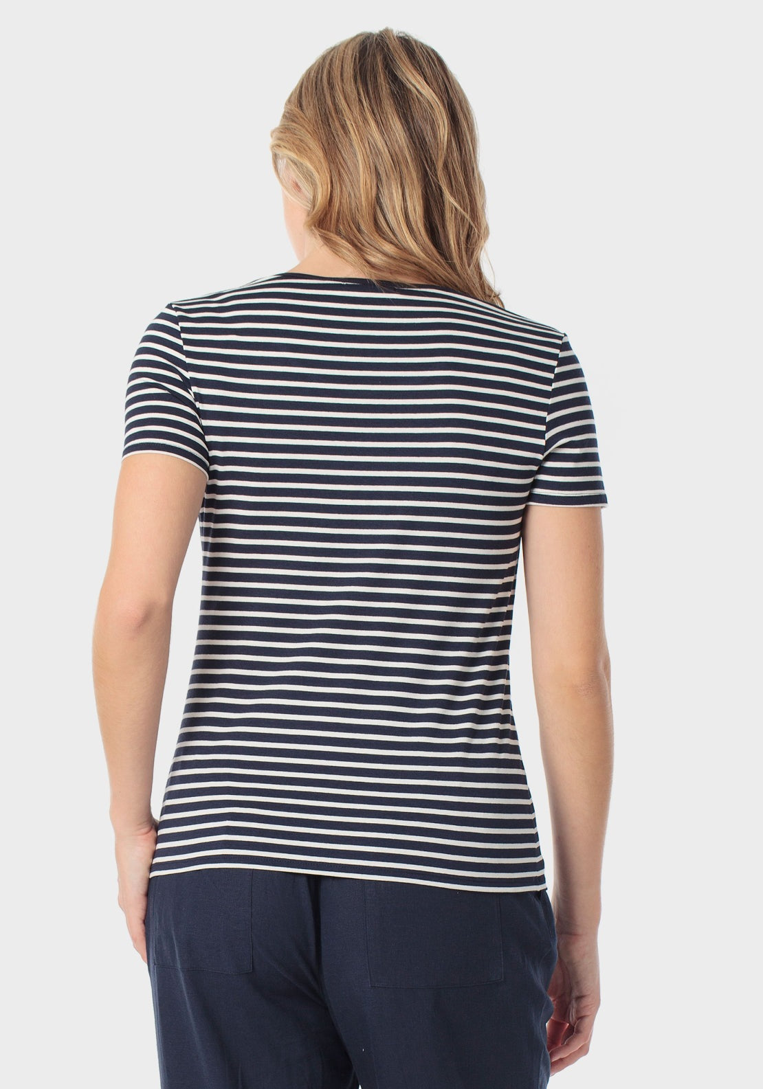Striped T-Shirt - Navy