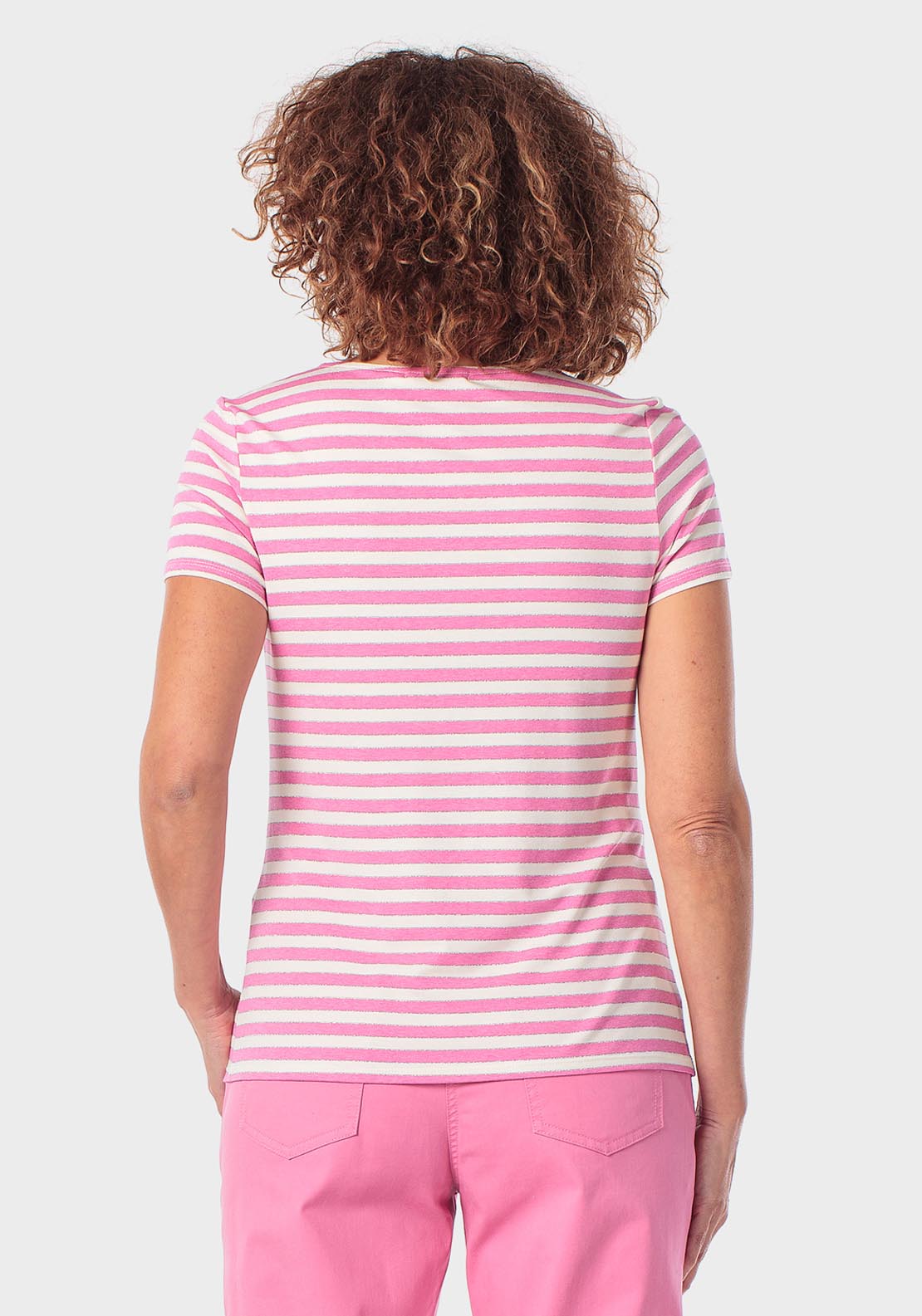 Striped T-Shirt - Fuchsia