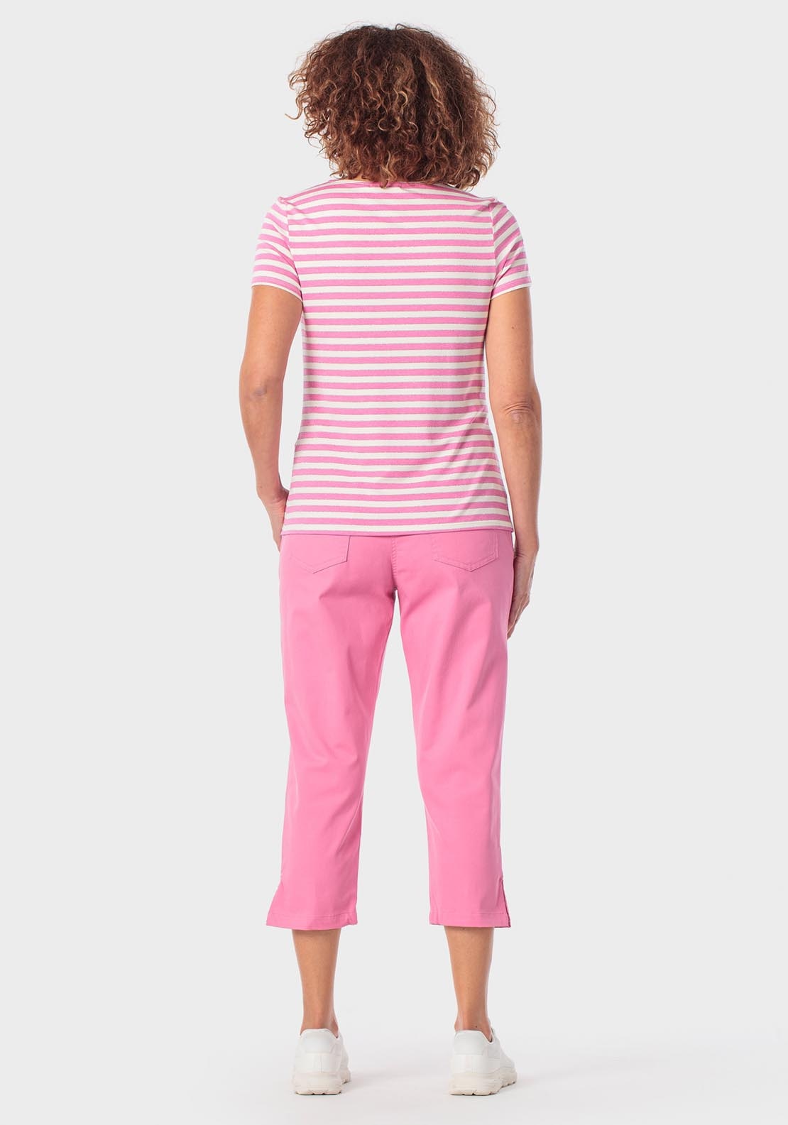 Striped T-Shirt - Fuchsia