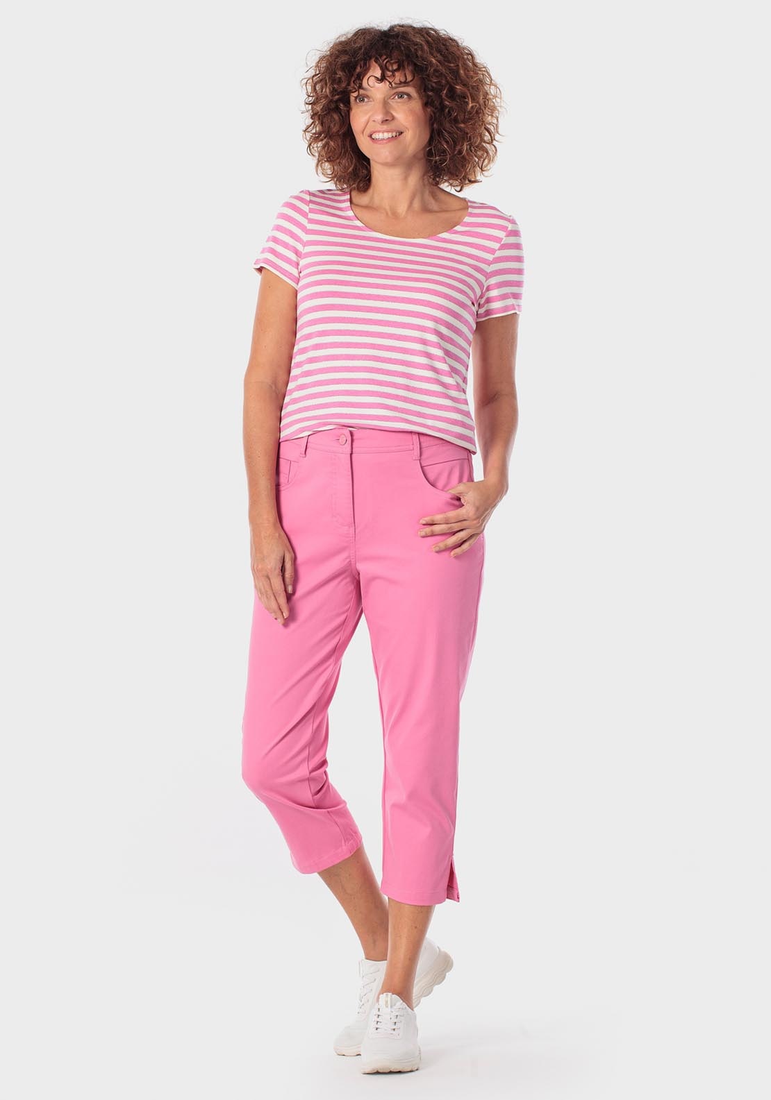 Striped T-Shirt - Fuchsia