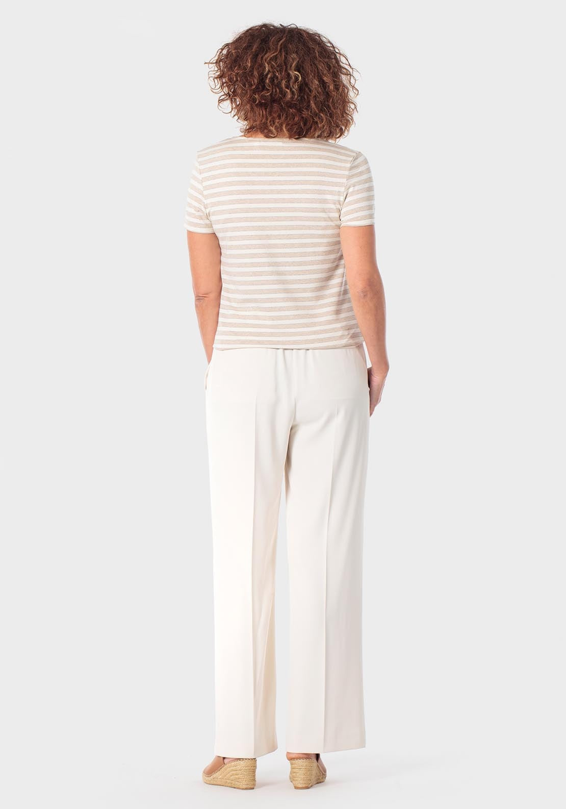 Striped T-Shirt - Beige