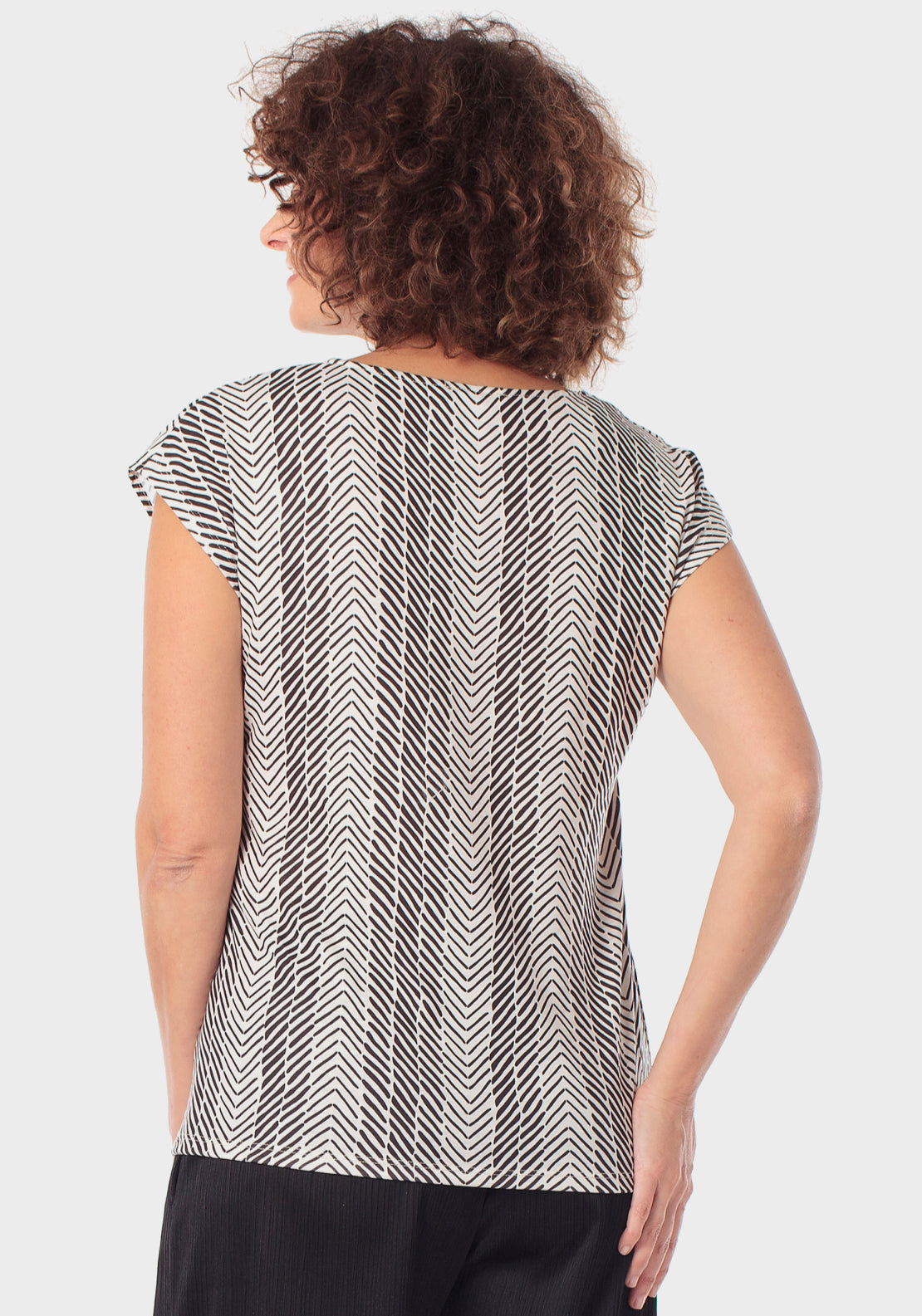 Monochrome Blouse - Black