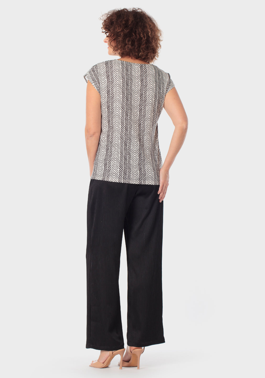 Monochrome Blouse - Black