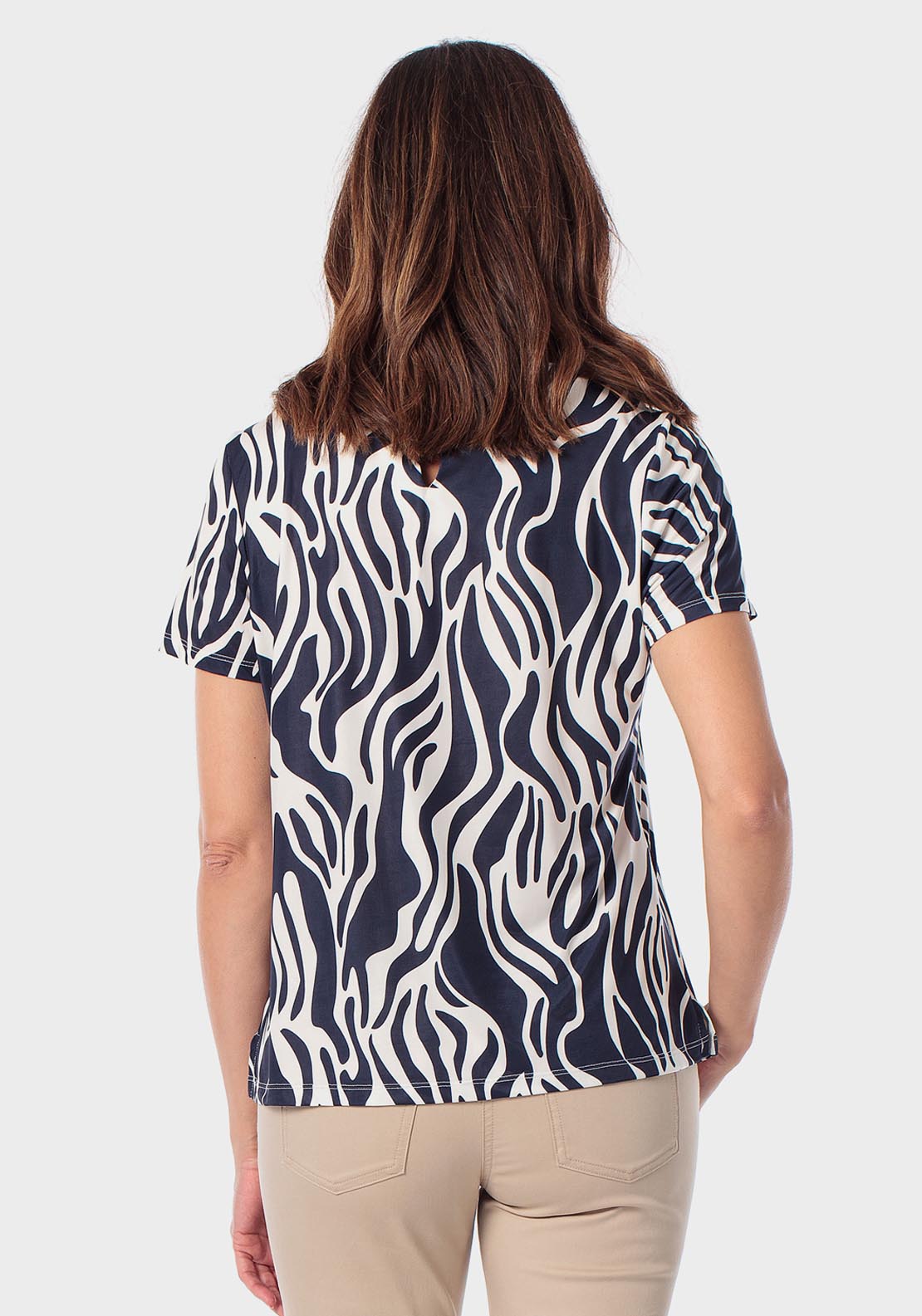 Printed T-Shirt - Blue Navy