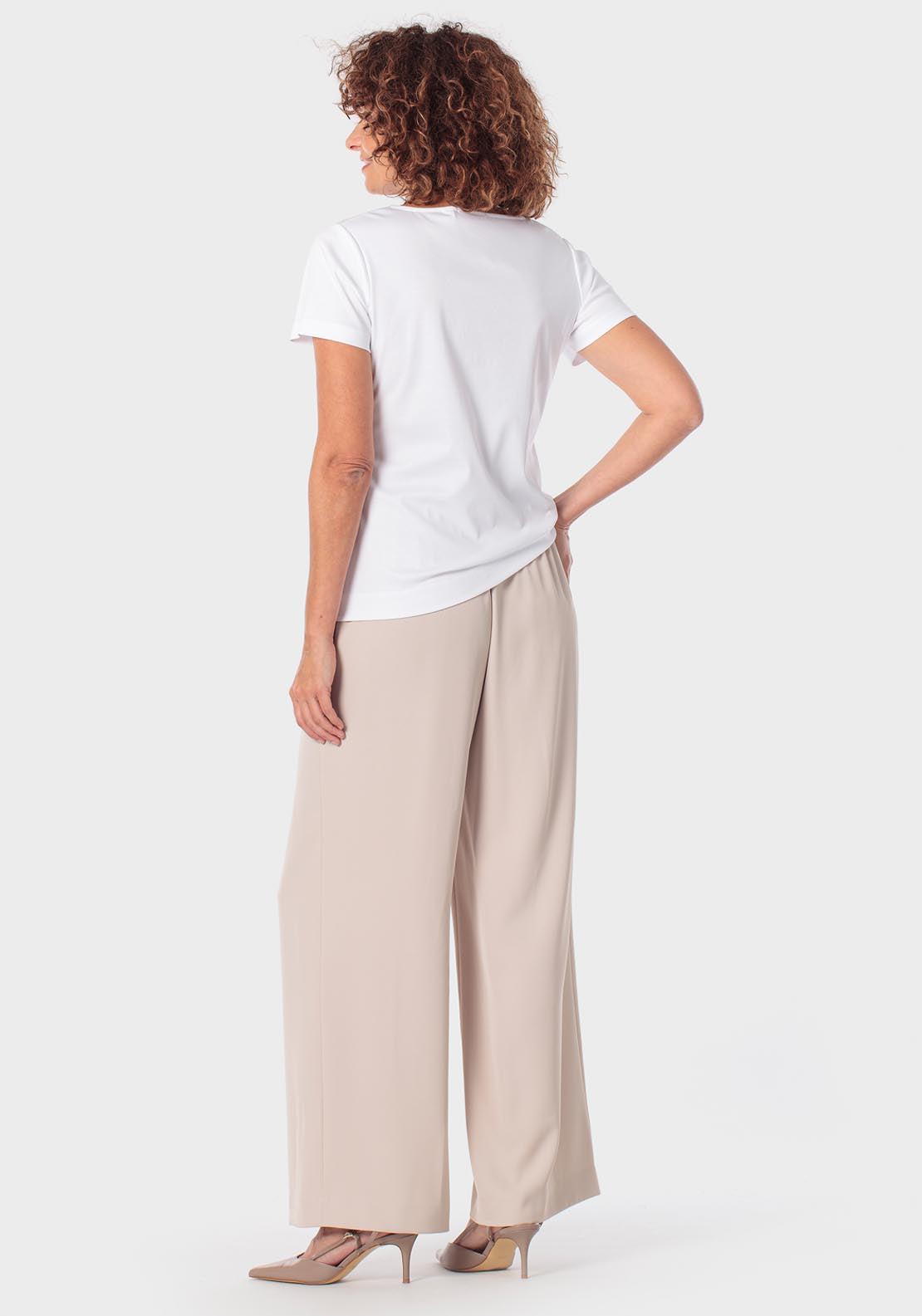 Cotton Chain T-Shirt - White Talc