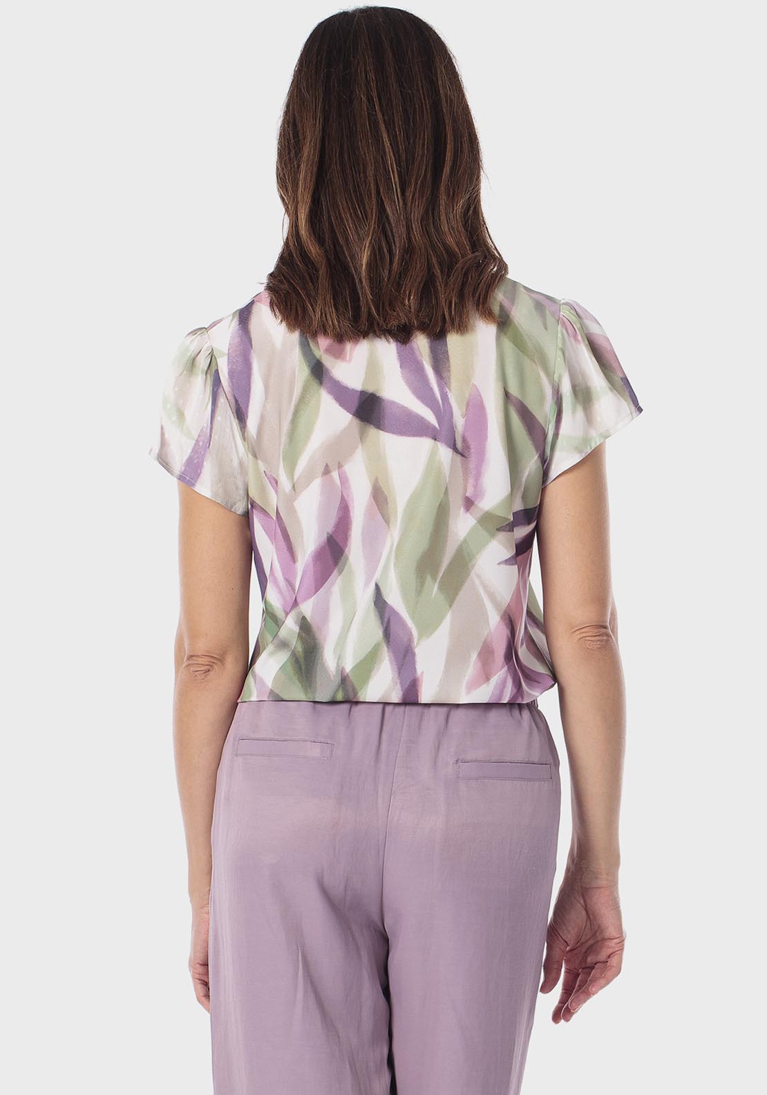 Printed T-Shirt - Lilac Powder