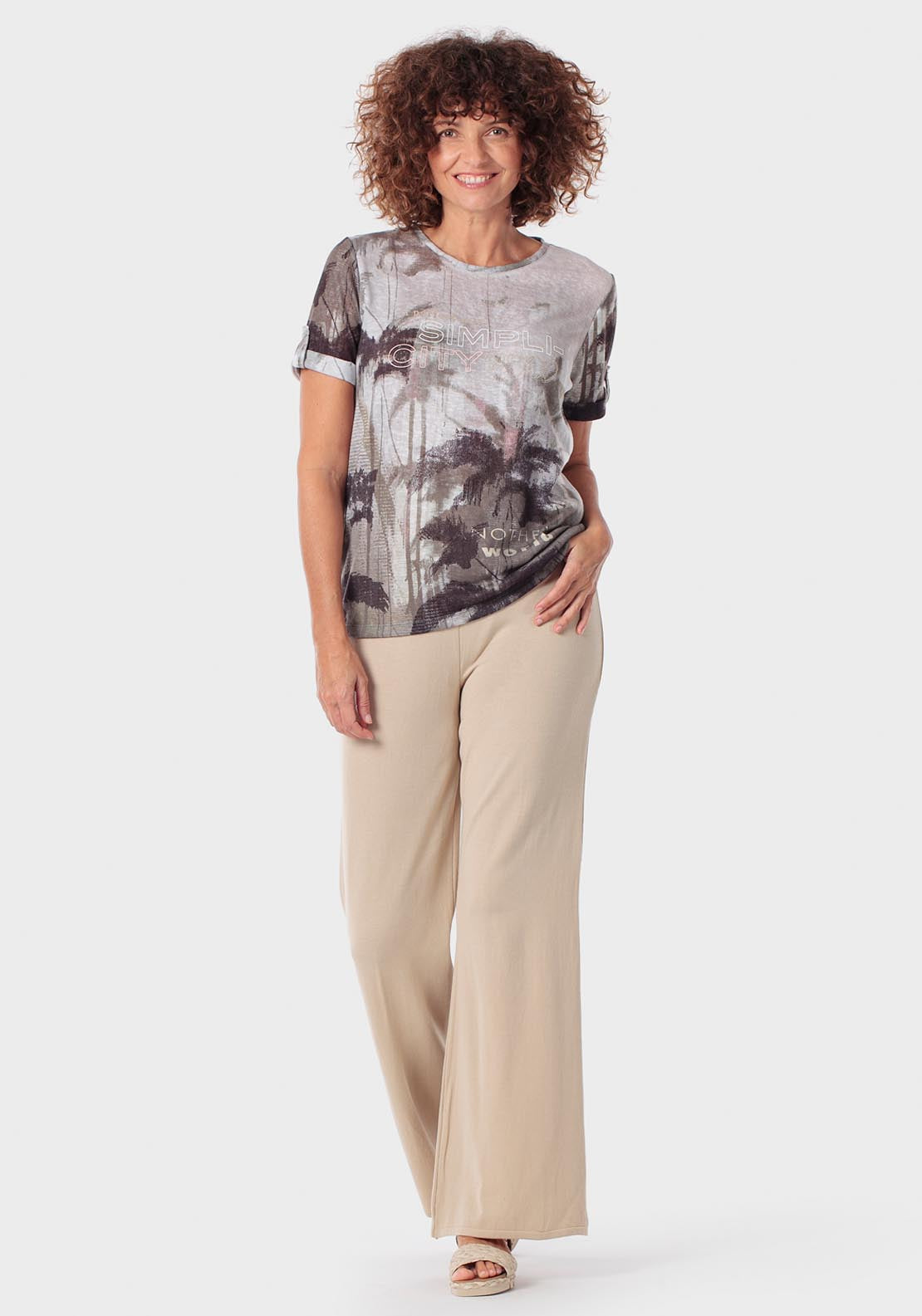 Printed T-Shirt - Green Khaki