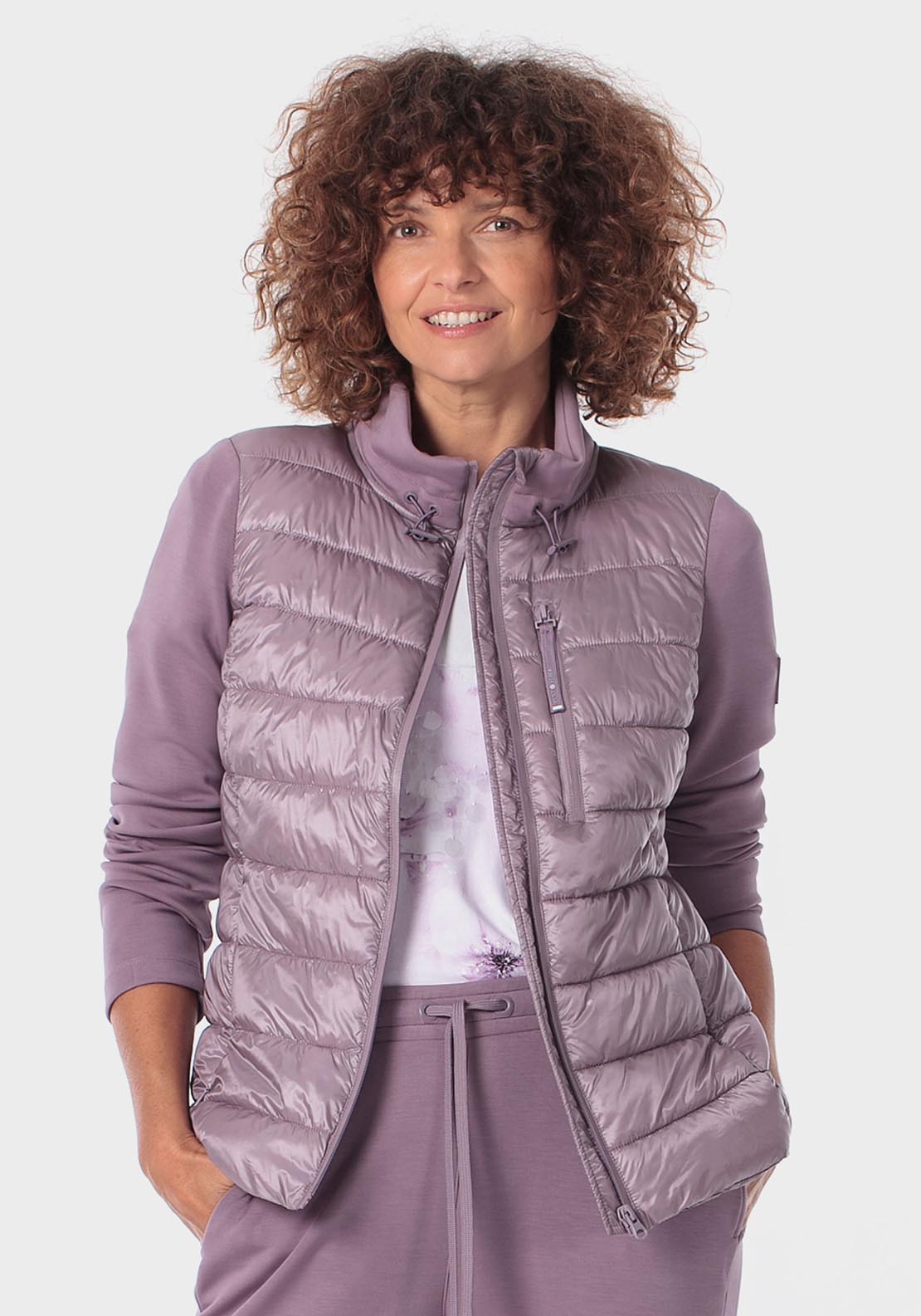 Padded Jacket - Lilac Powder