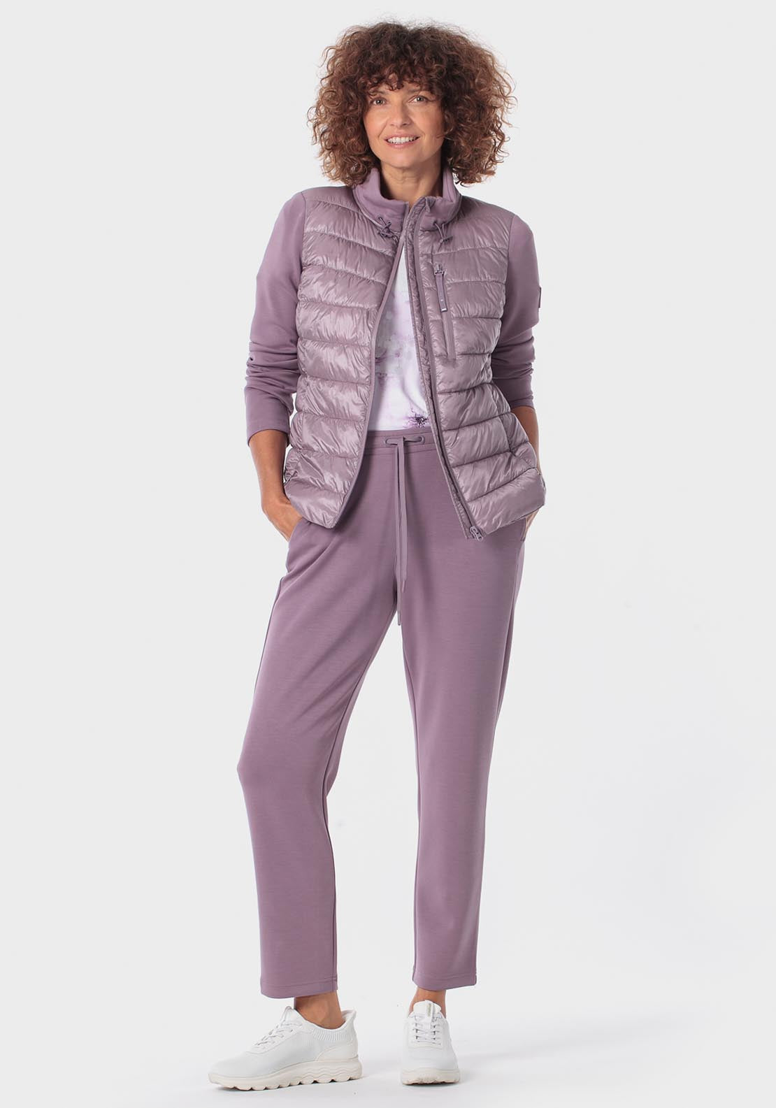 Padded Jacket - Lilac Powder