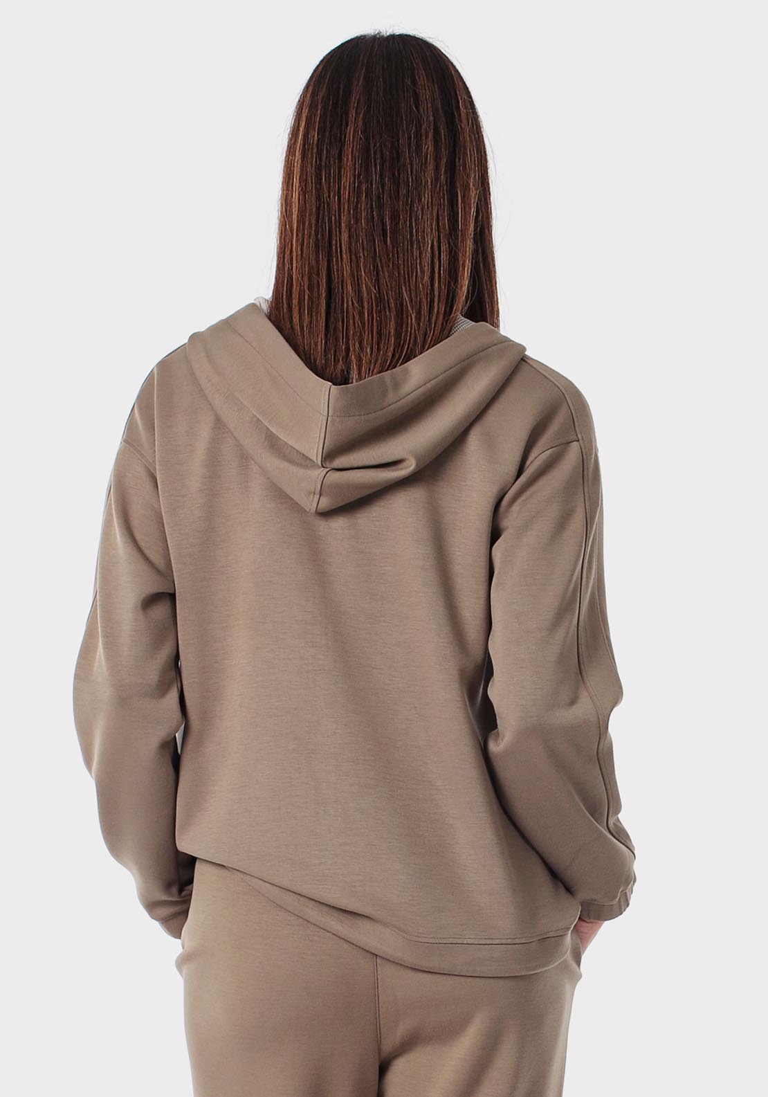 Hooded Sports Jacket - Green Khaki
